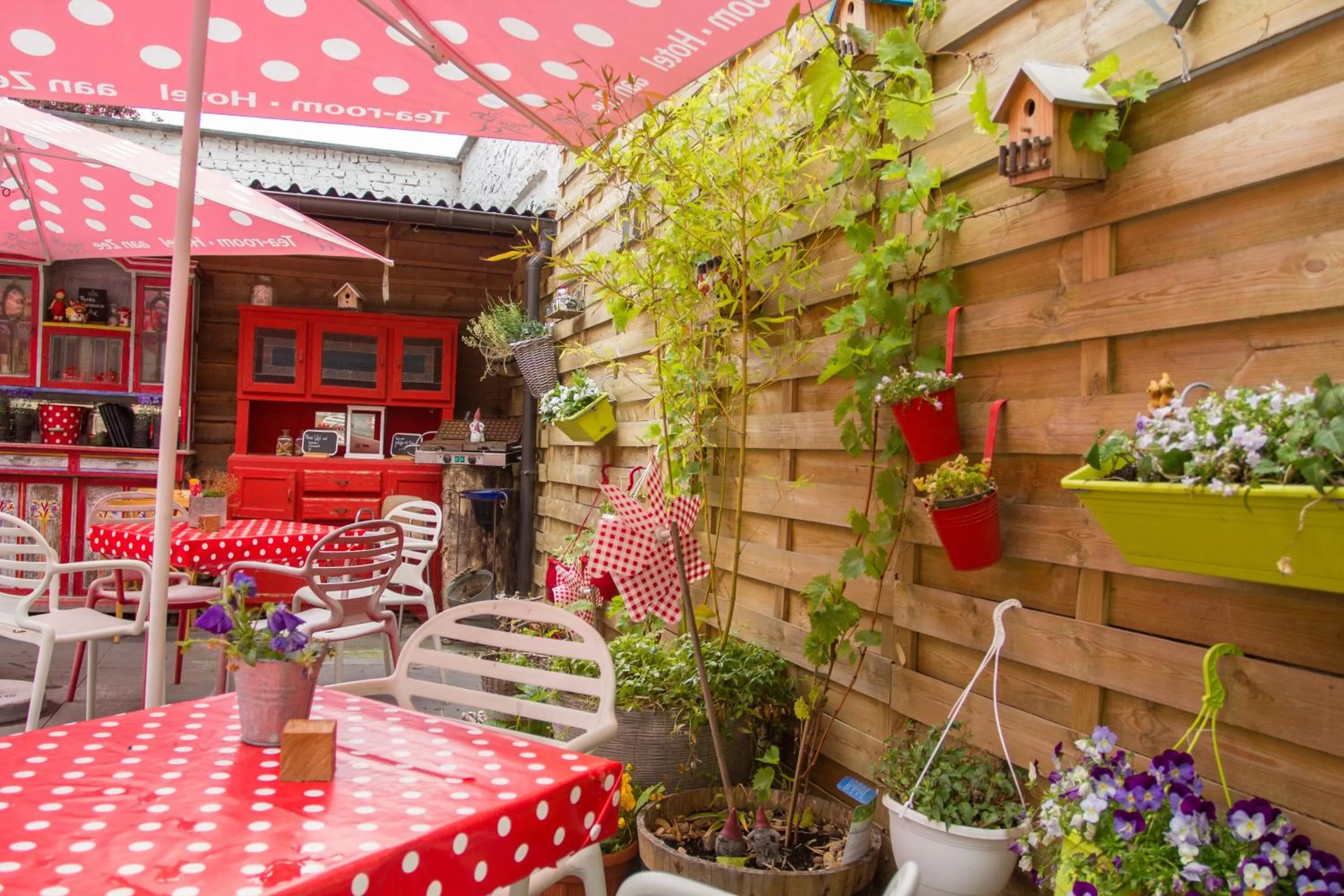 Patio in Hotel Aan Zee