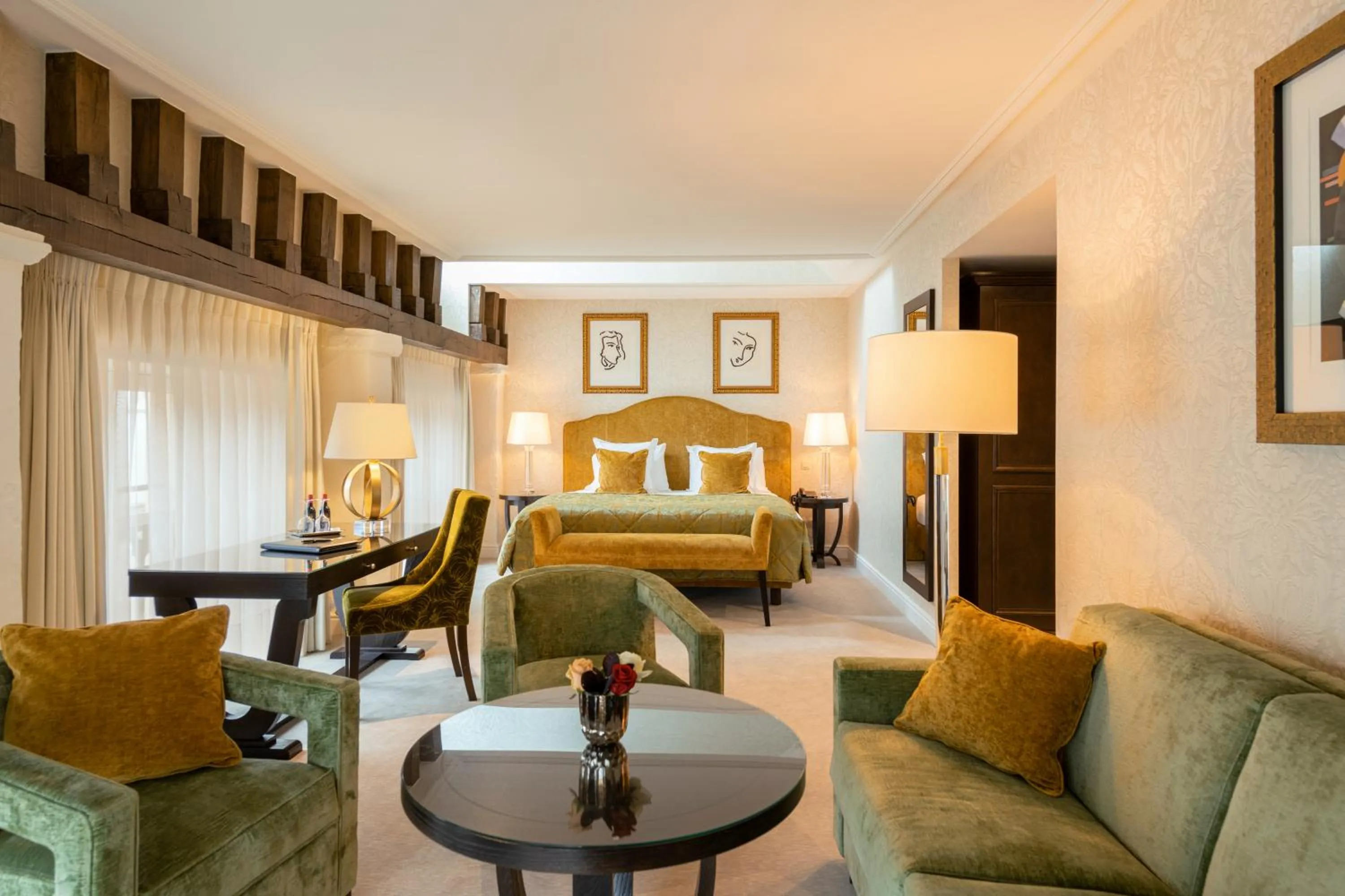 Bed in Grand Hotel Casselbergh