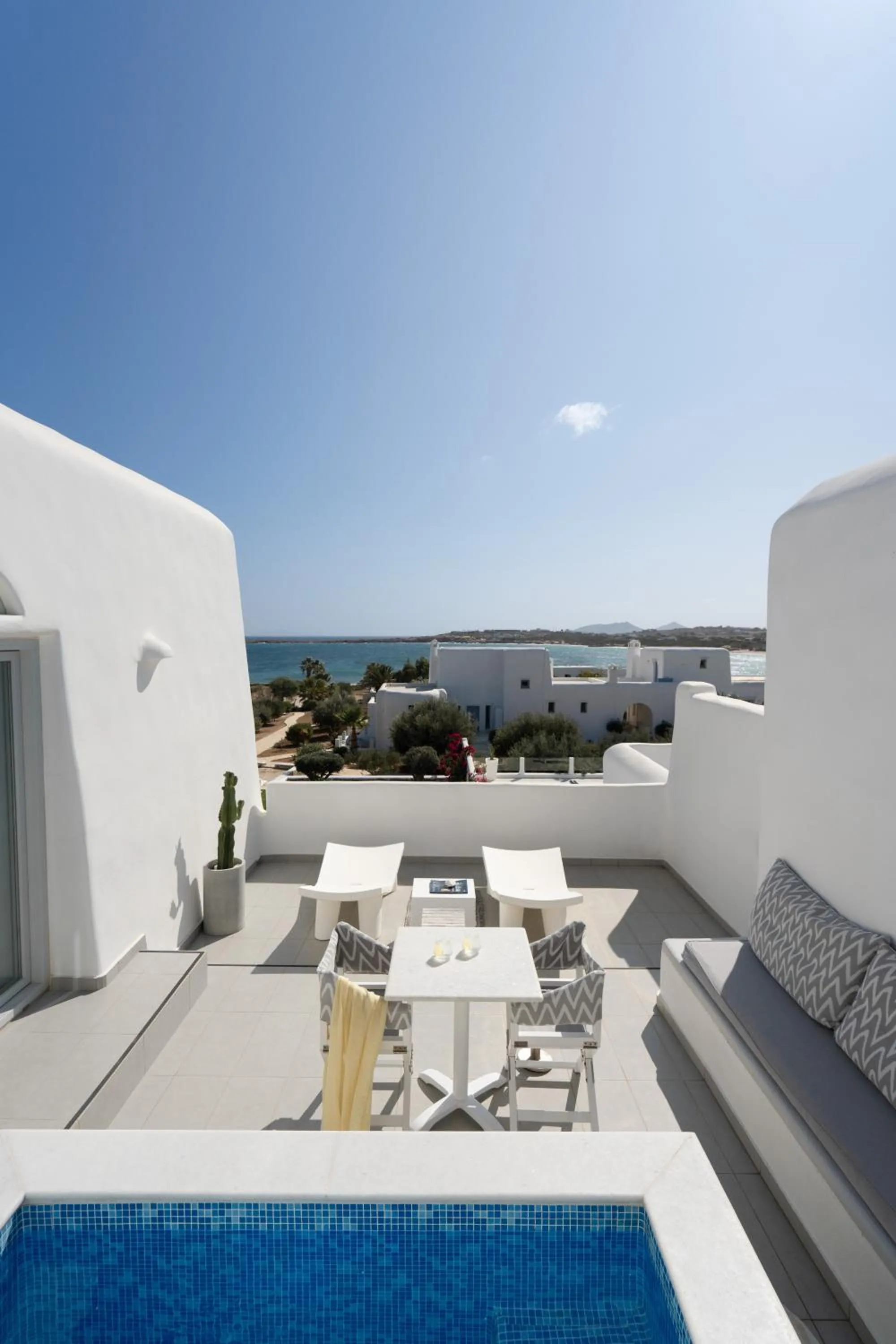 Balcony/Terrace in White Dunes Luxury Boutique Hotel