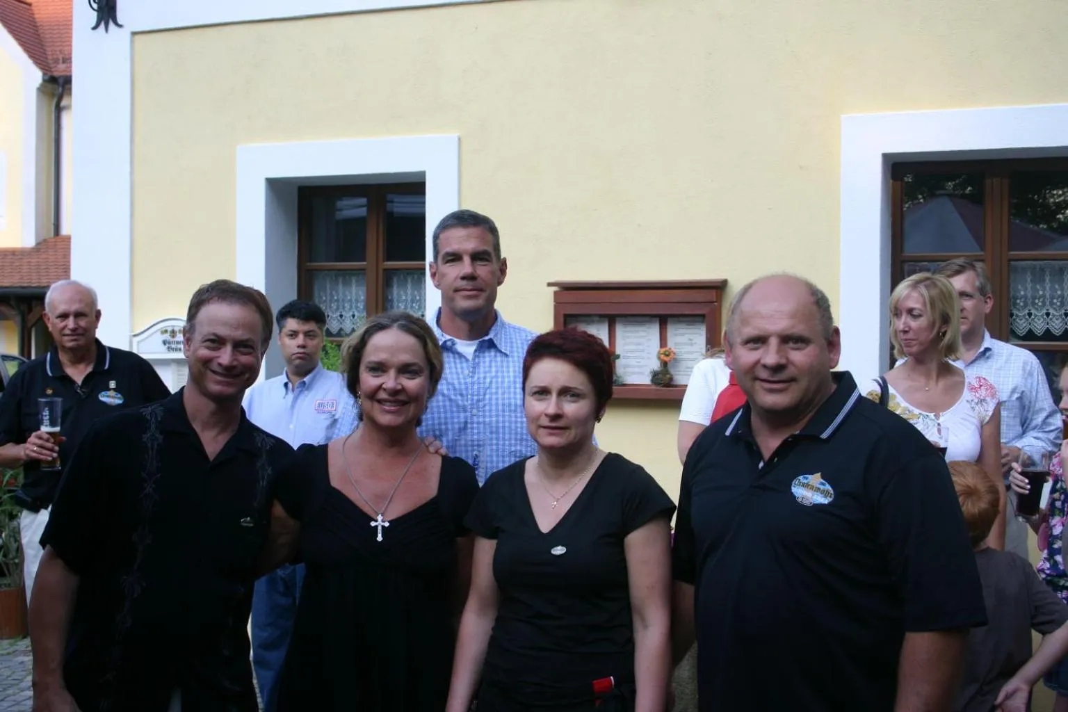 group of guests in Landhotel Kahrmühle
