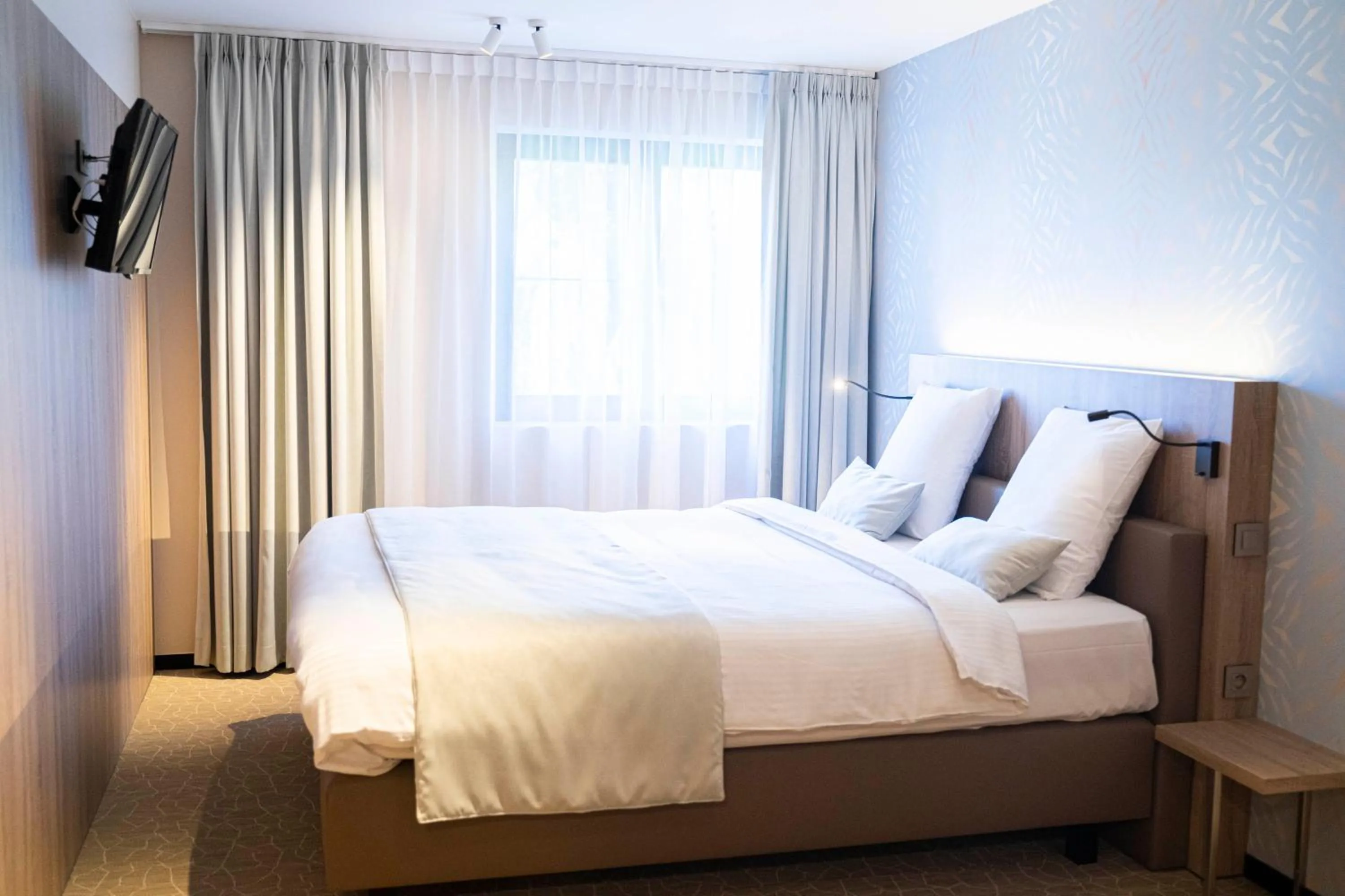 Bedroom, Bed in Hotel Amfora