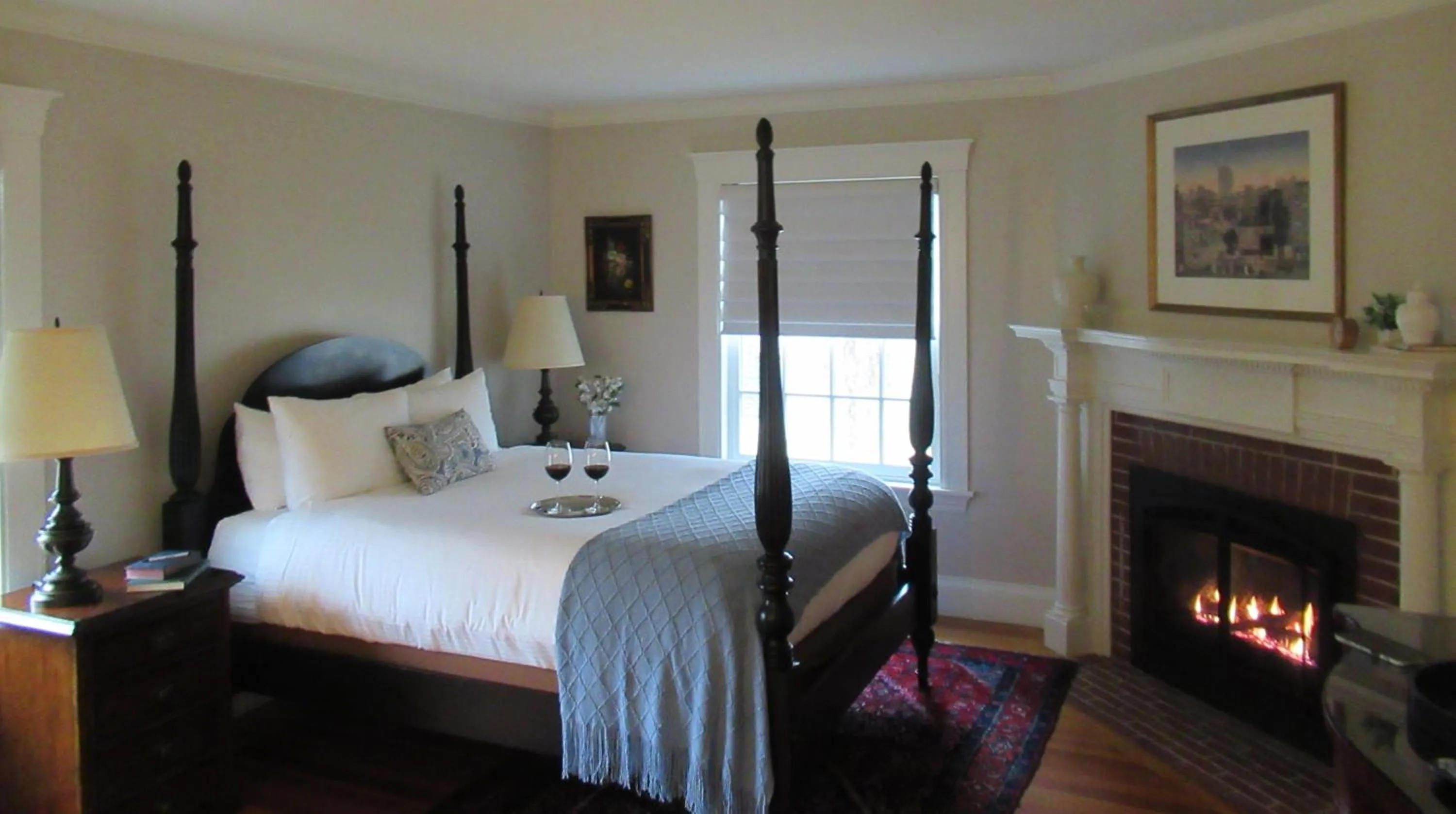 Bed in The White House Inn