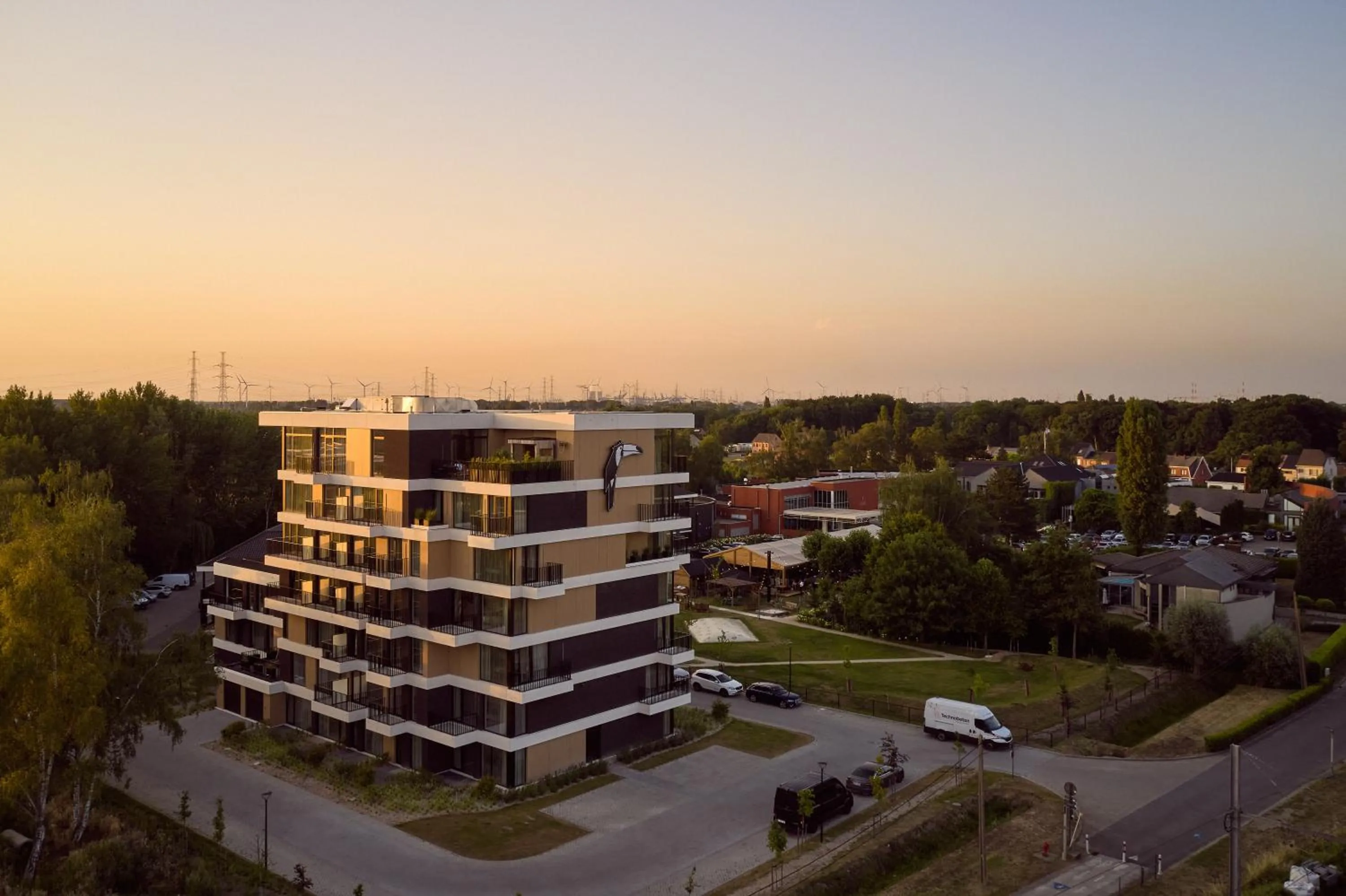 Bird's eye view in Van der Valk Hotel Beveren