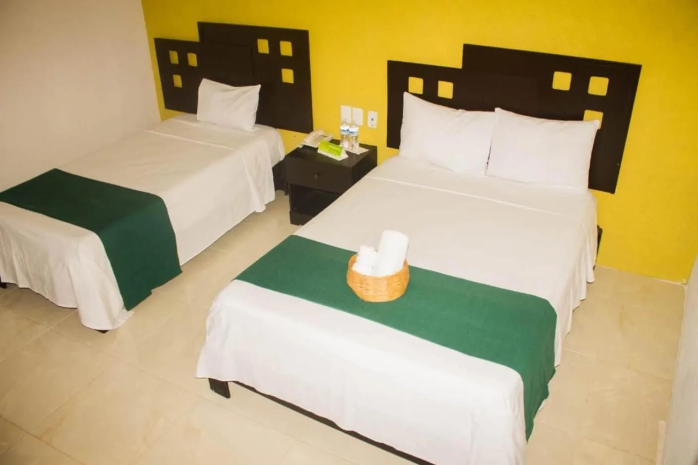 Decorative detail, Bed in Rosvel Hotel