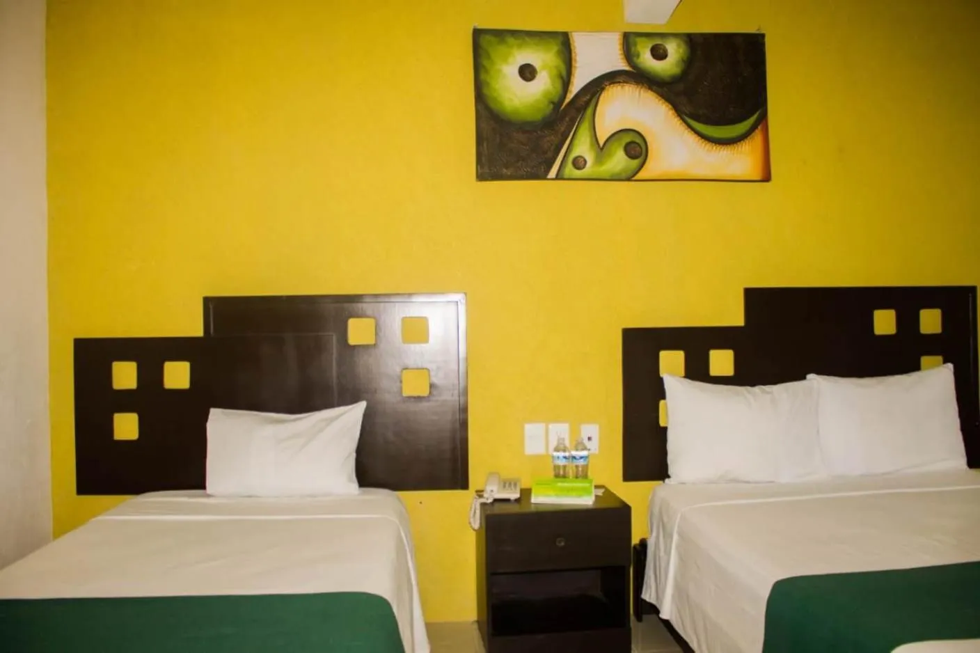 Decorative detail, Bed in Rosvel Hotel