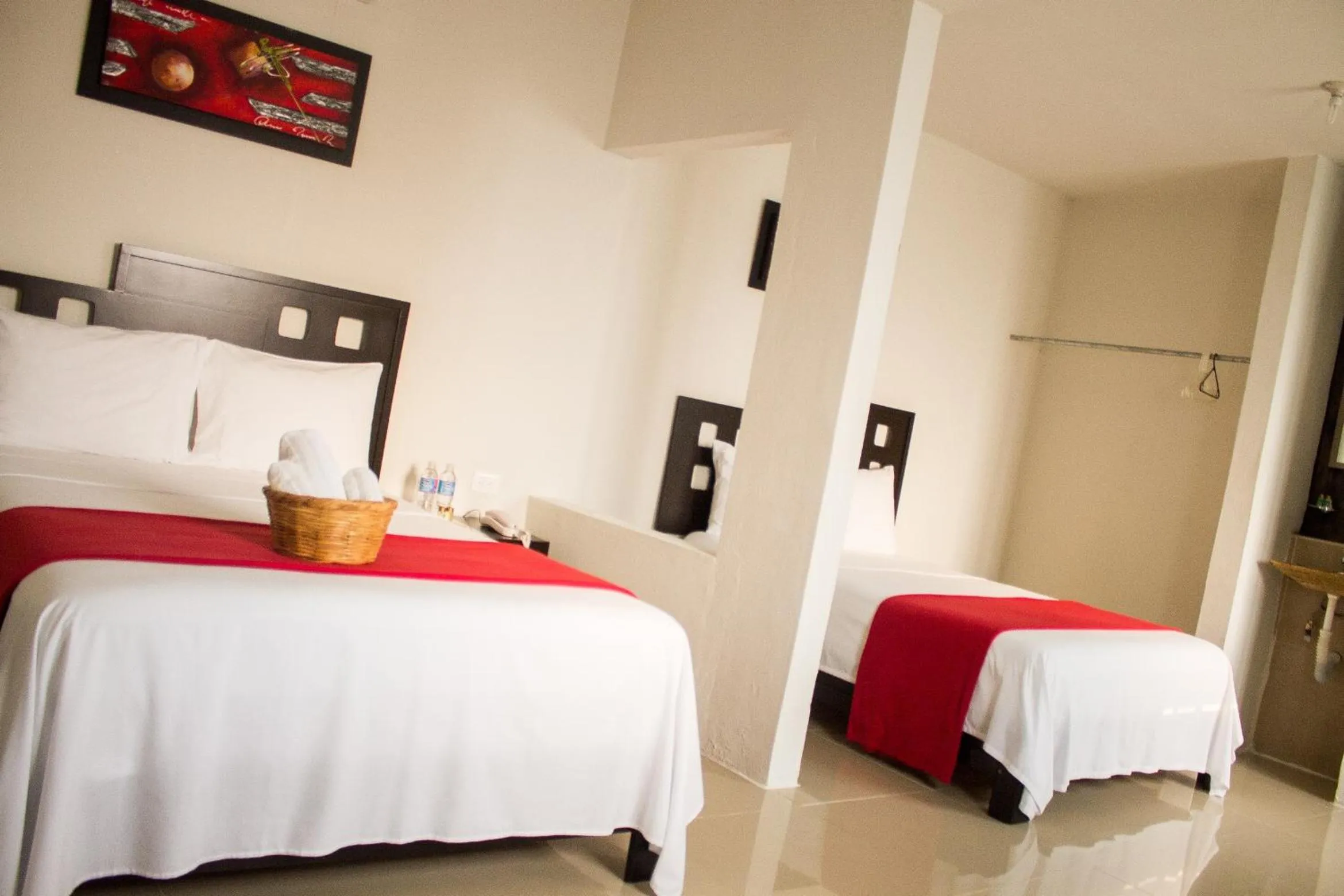 Decorative detail, Bed in Rosvel Hotel