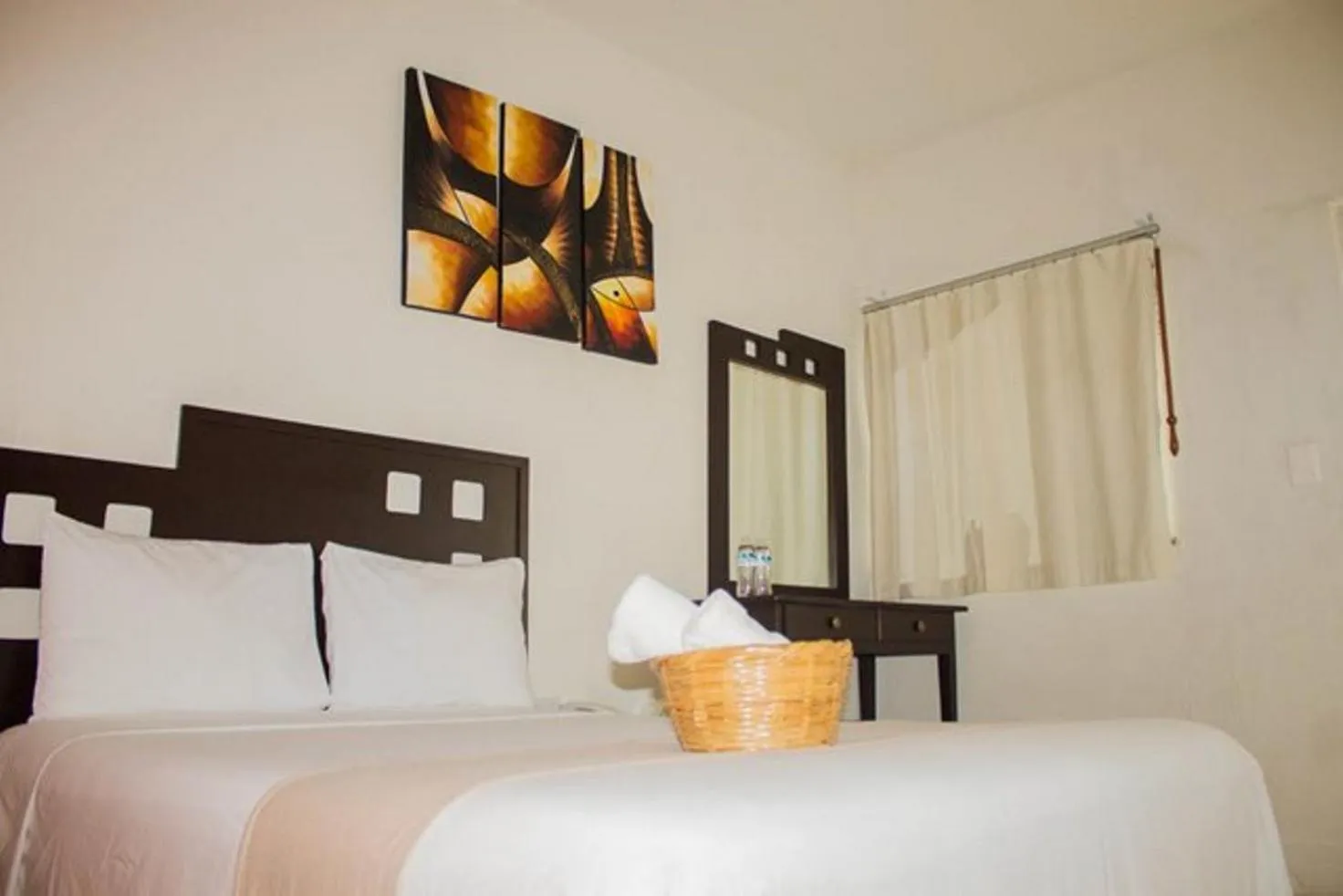 Decorative detail, Bed in Rosvel Hotel