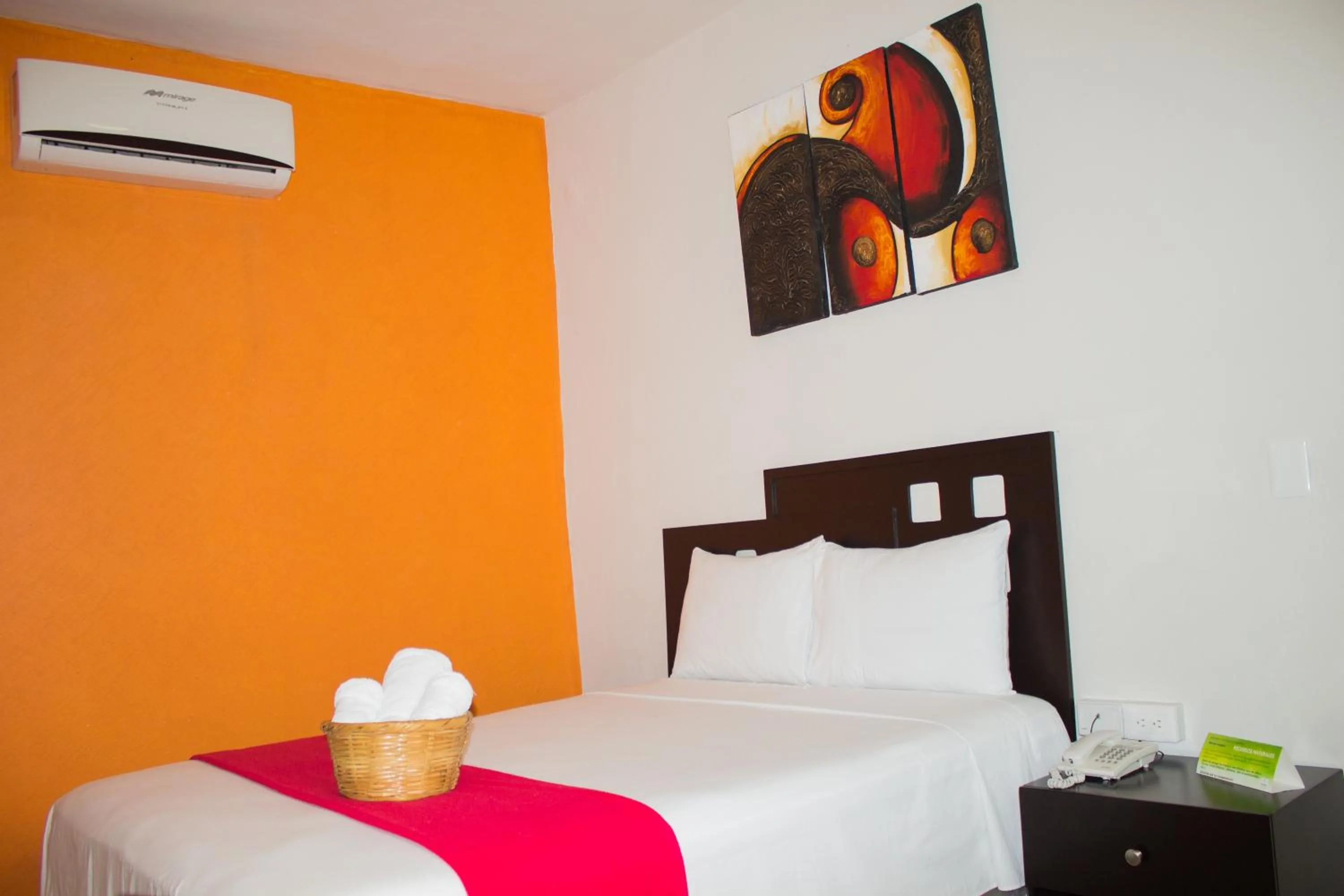 Decorative detail, Bed in Rosvel Hotel