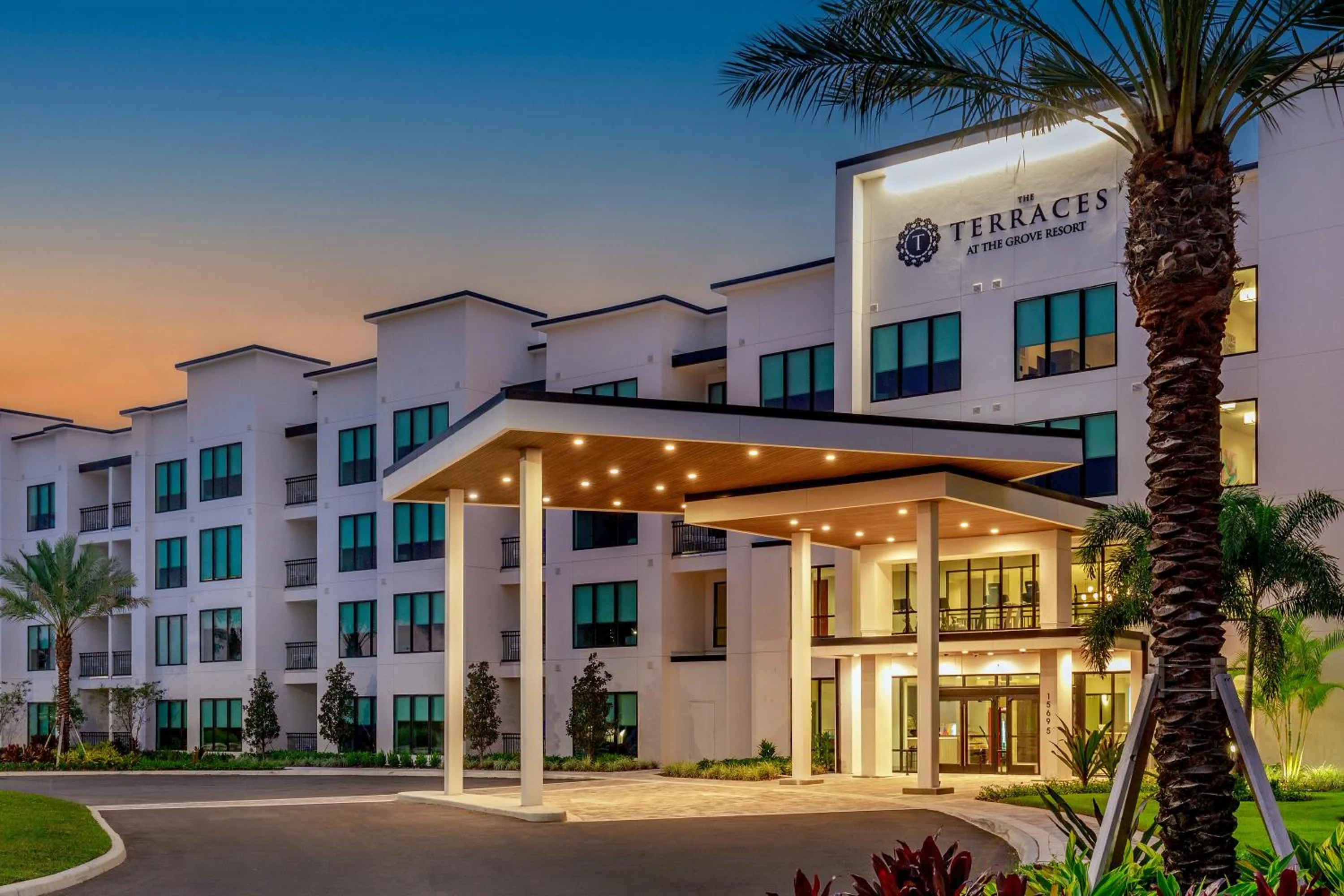 Property building in The Grove Resort & Water Park Orlando