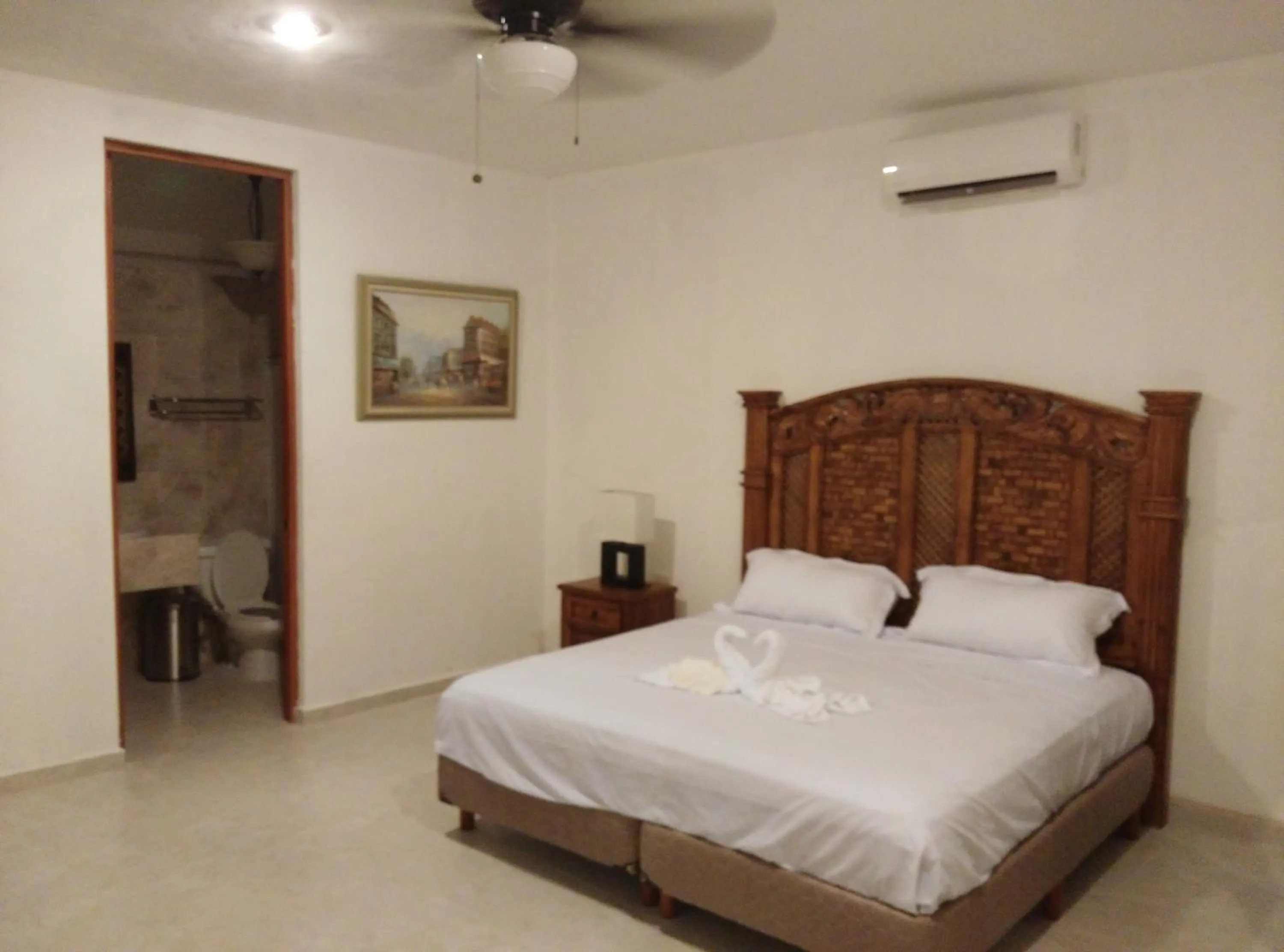 Bedroom, Bed in Hotel Hacienda Margot