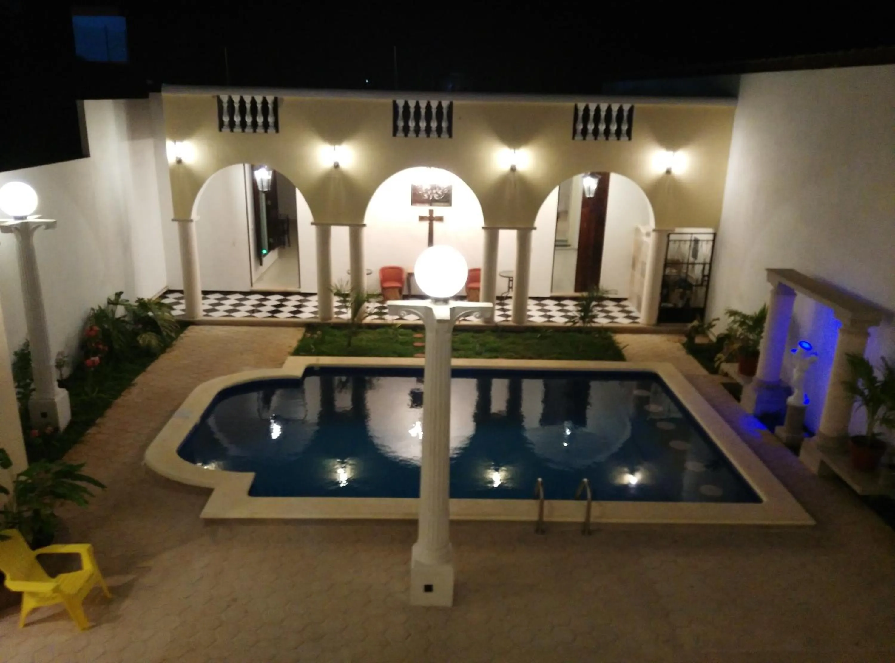 Pool view in Hotel Hacienda Margot