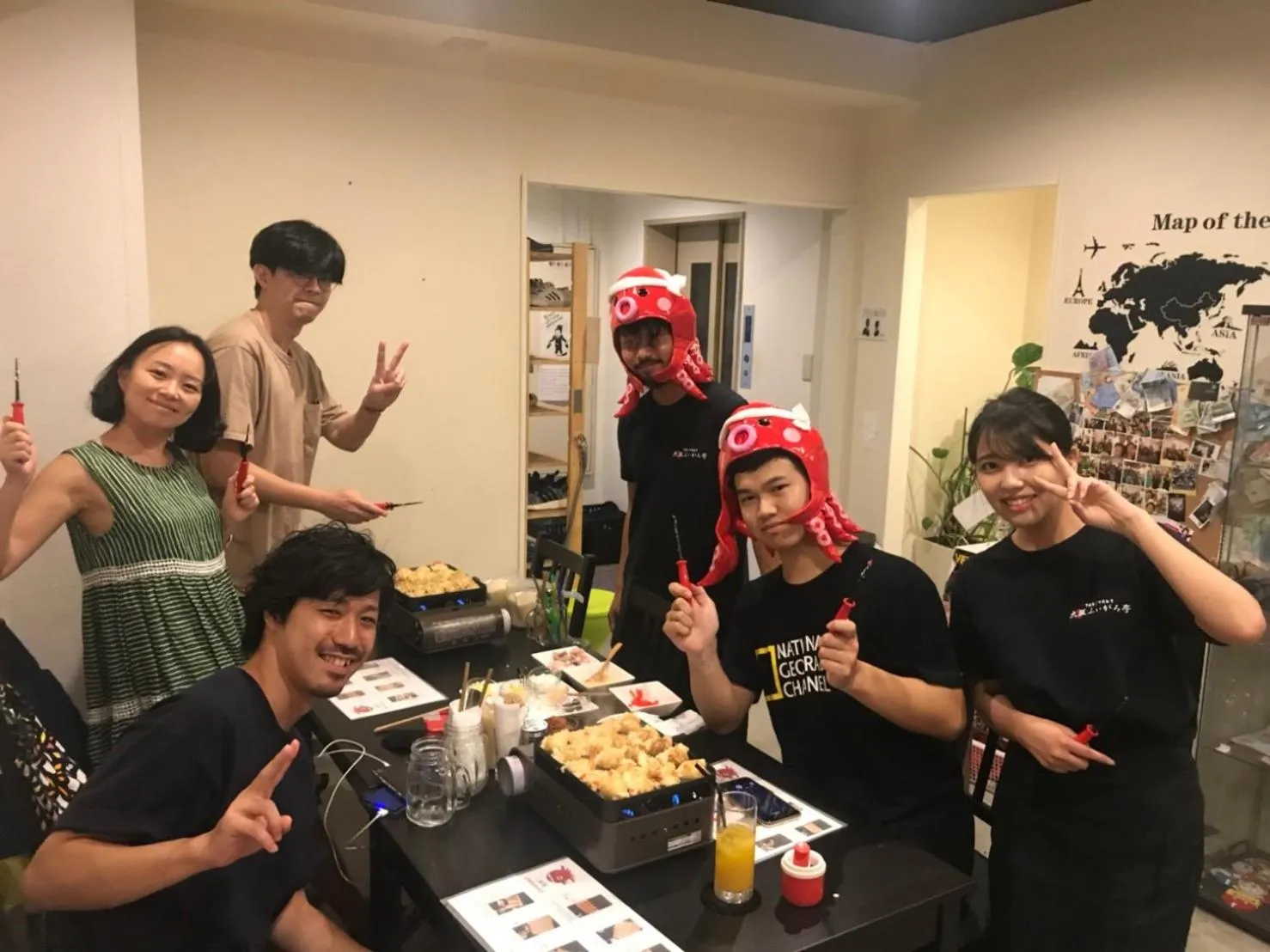 Guests in Roots Hostel