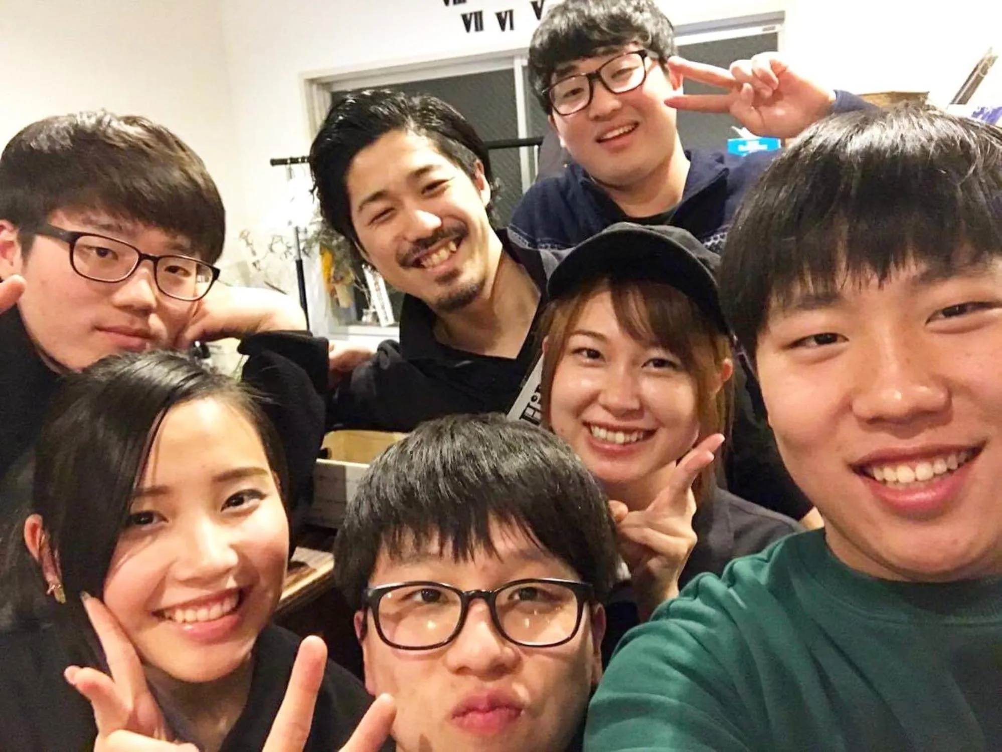 Guests in Roots Hostel