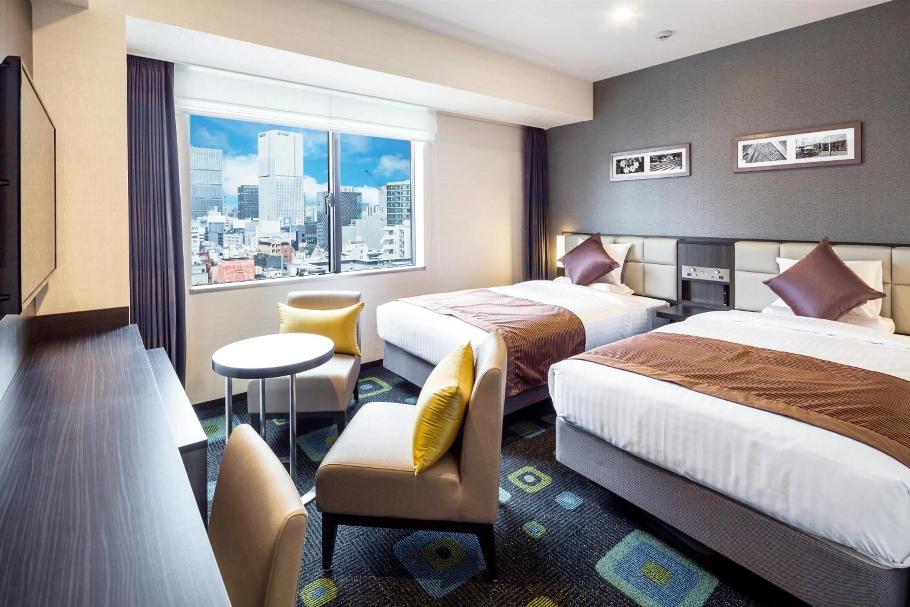 Photo of the whole room, Bed in Hotel Mystays Premier Akasaka