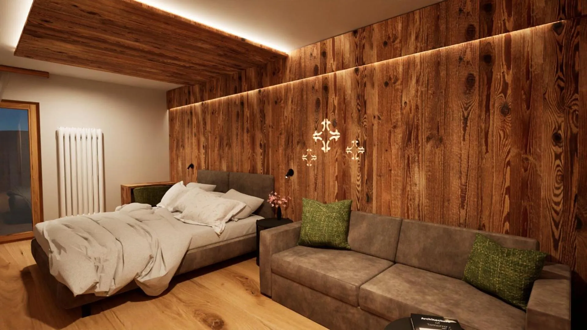 Photo of the whole room, Bed in Hotel Villa Argentina