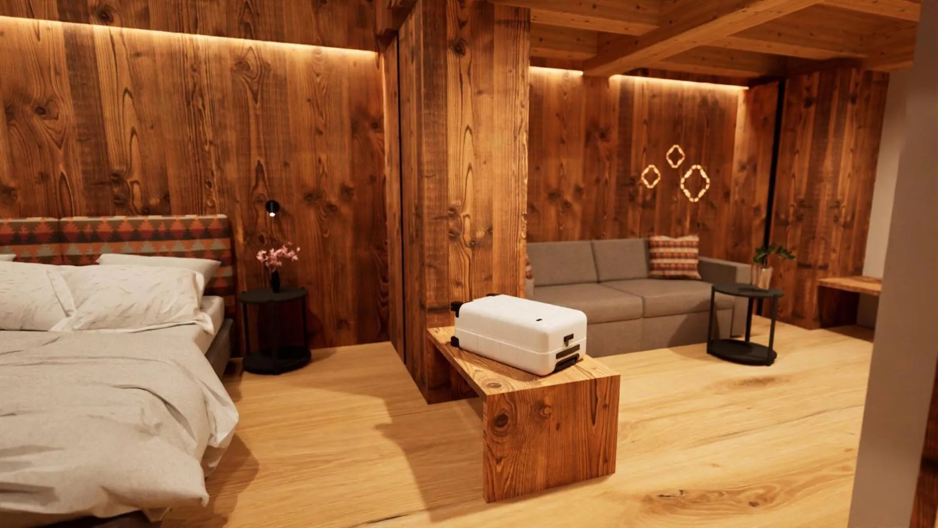 Photo of the whole room, Bed in Hotel Villa Argentina