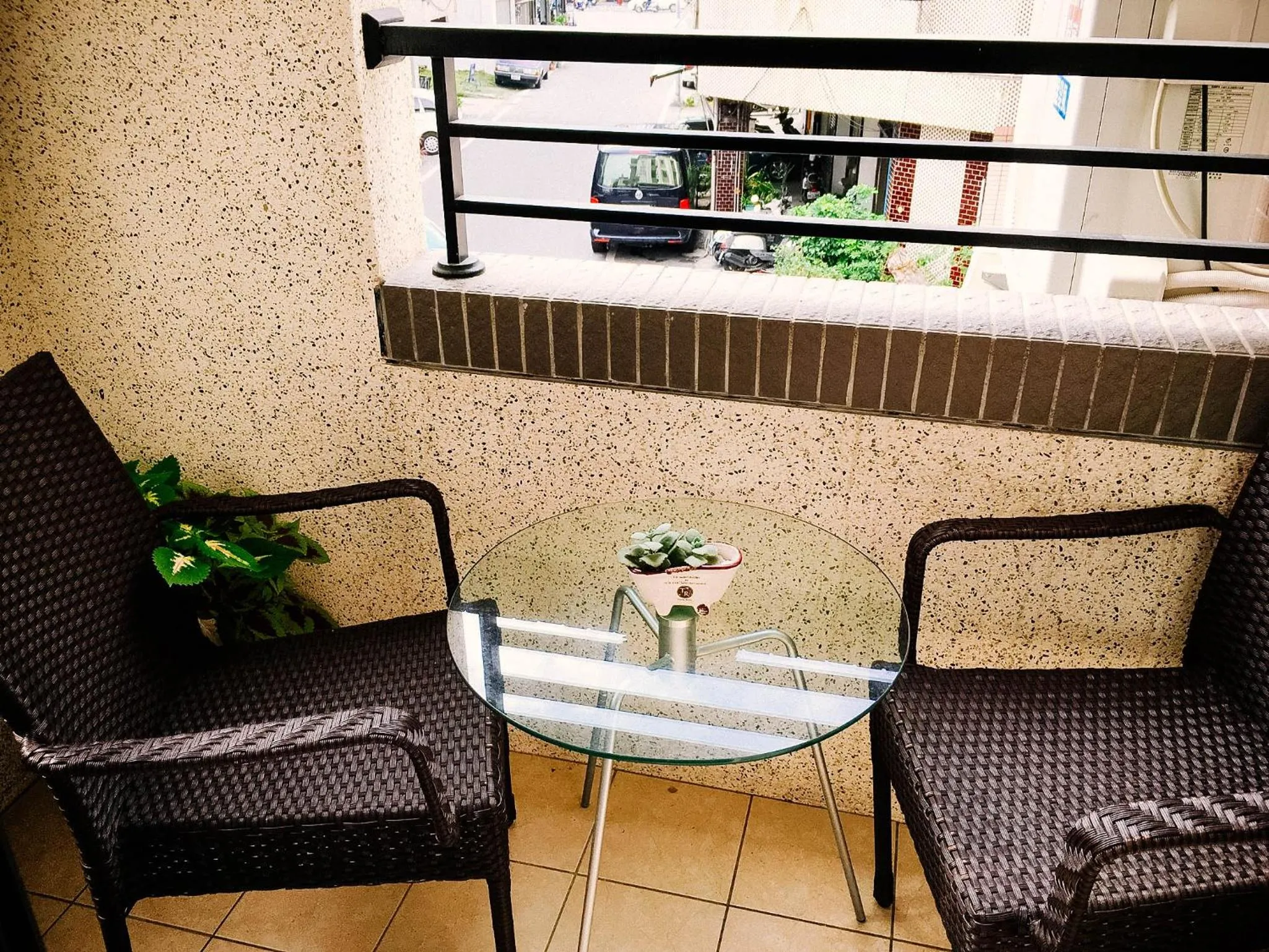 Balcony/Terrace in INg Hostel