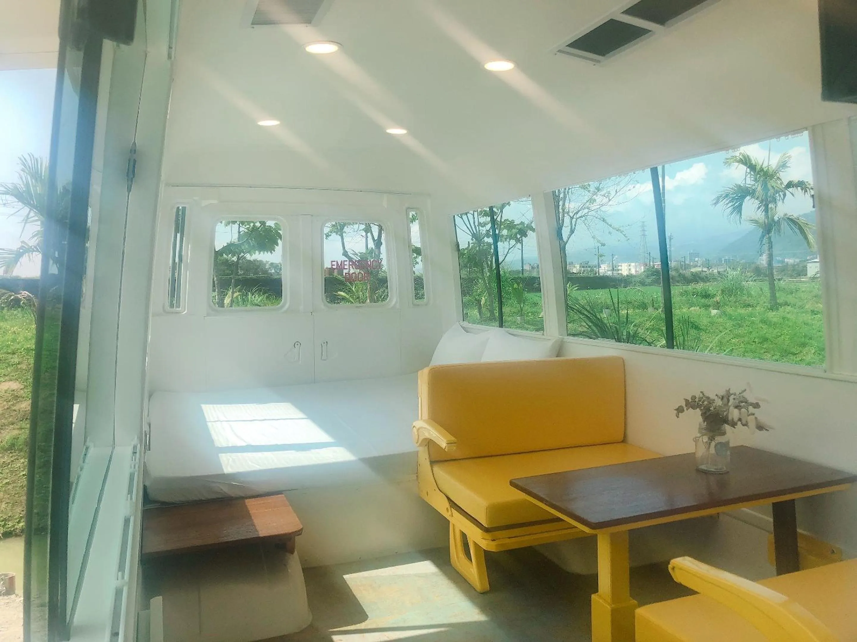 Seating area in Artisan Hostel