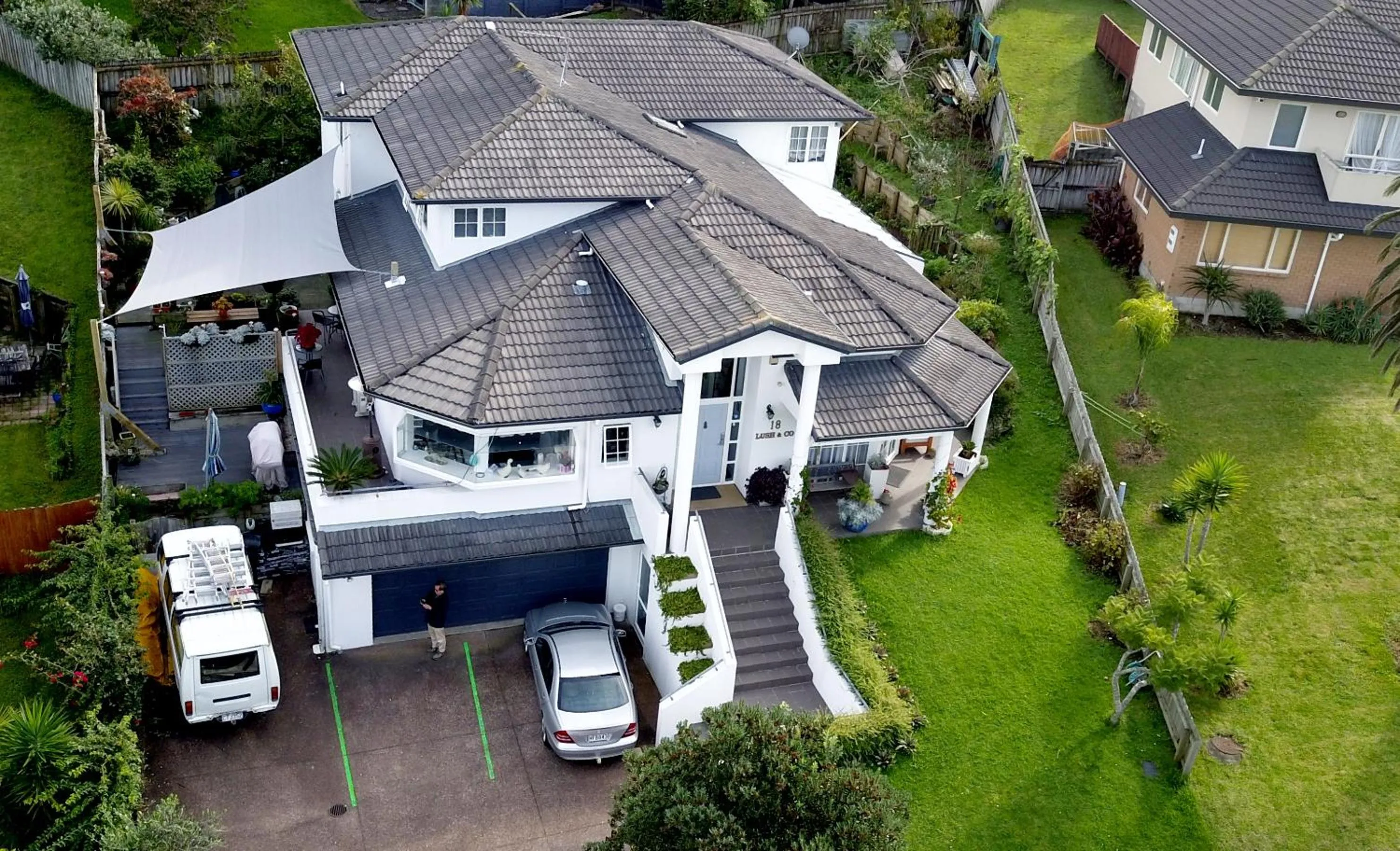 Bird's eye view in Lush & Co Auckland Bed & Breakfast