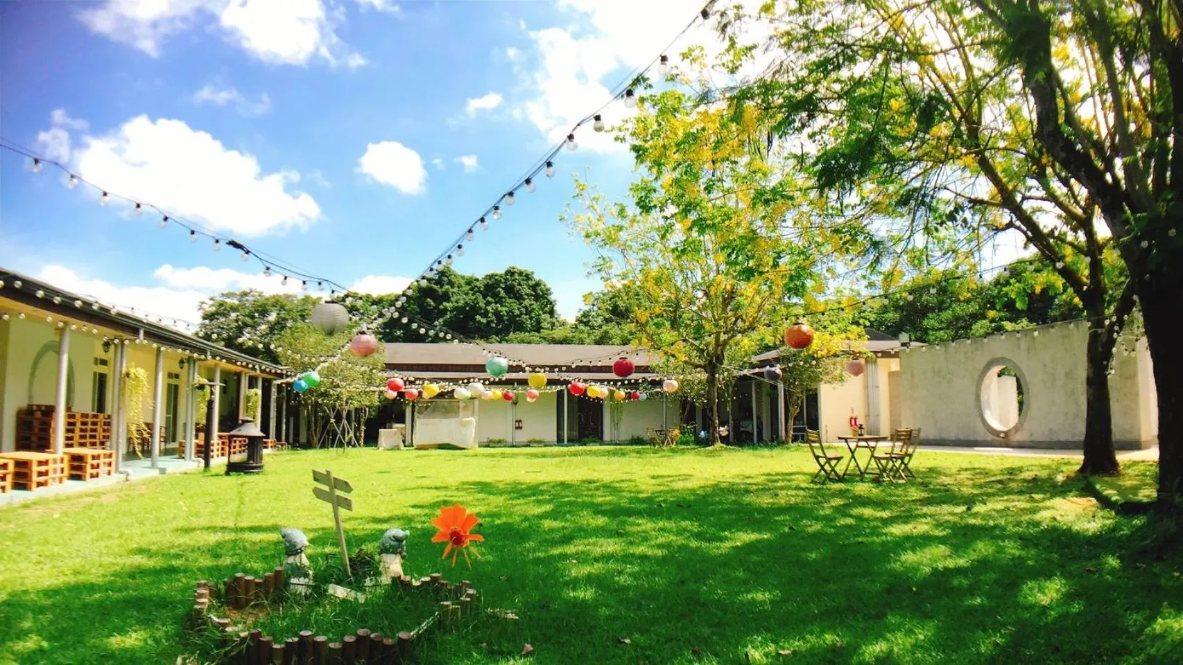 Property building in NCNU Campus Inn暨大行旅