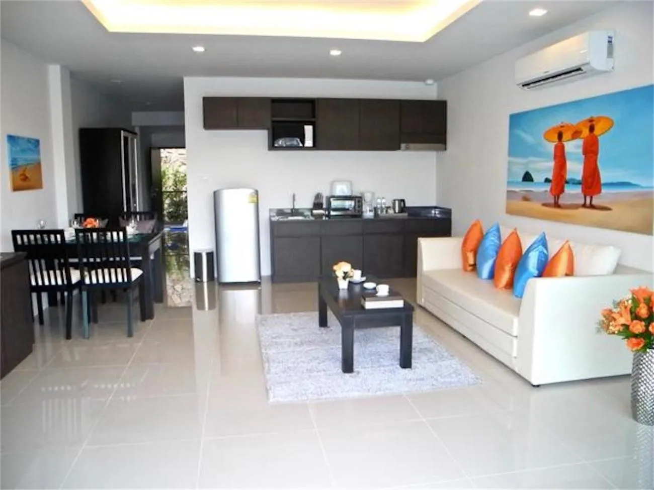 Living room in Patong Bay Hill 1 bedroom Apartment