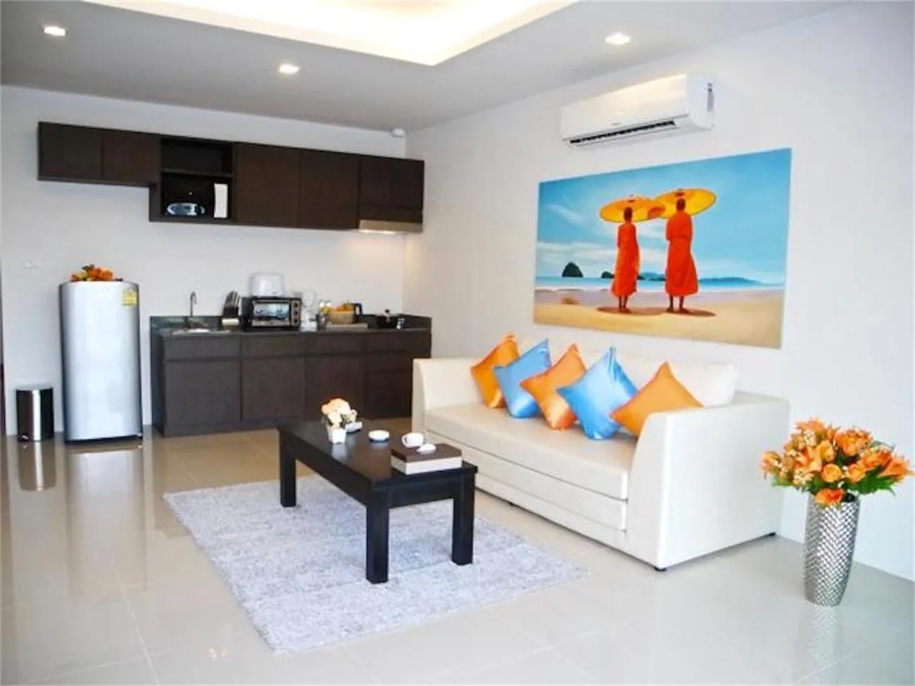 Living room in Patong Bay Hill 1 bedroom Apartment
