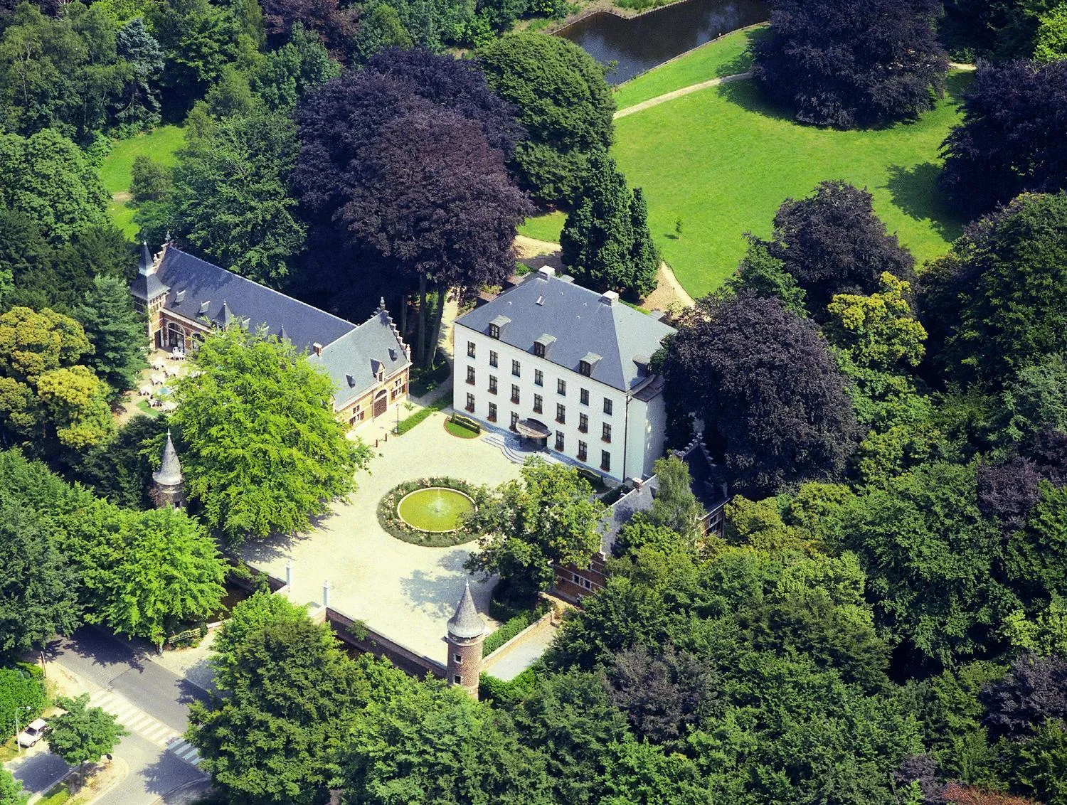 Bird's eye view in Hotel Kasteel Solhof