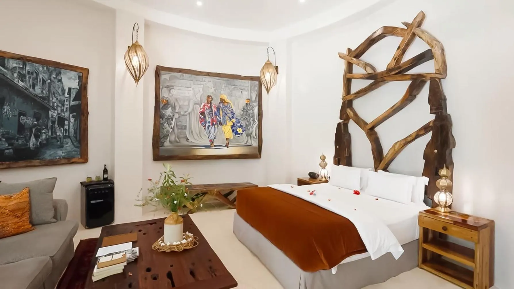 Bedroom, Bed in Xanadu Luxury Villas & Retreat Zanzibar