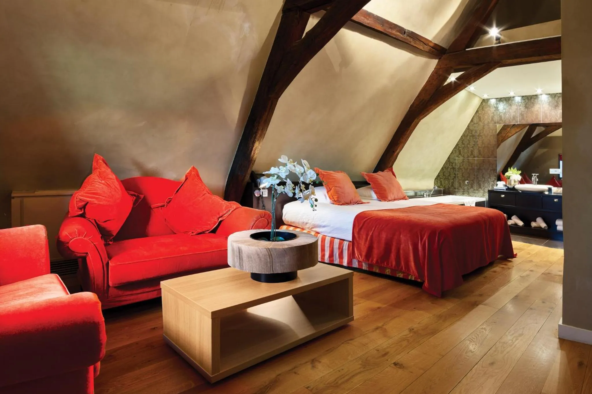 Bed in Van Der Valk Sélys Liège Hotel & Spa