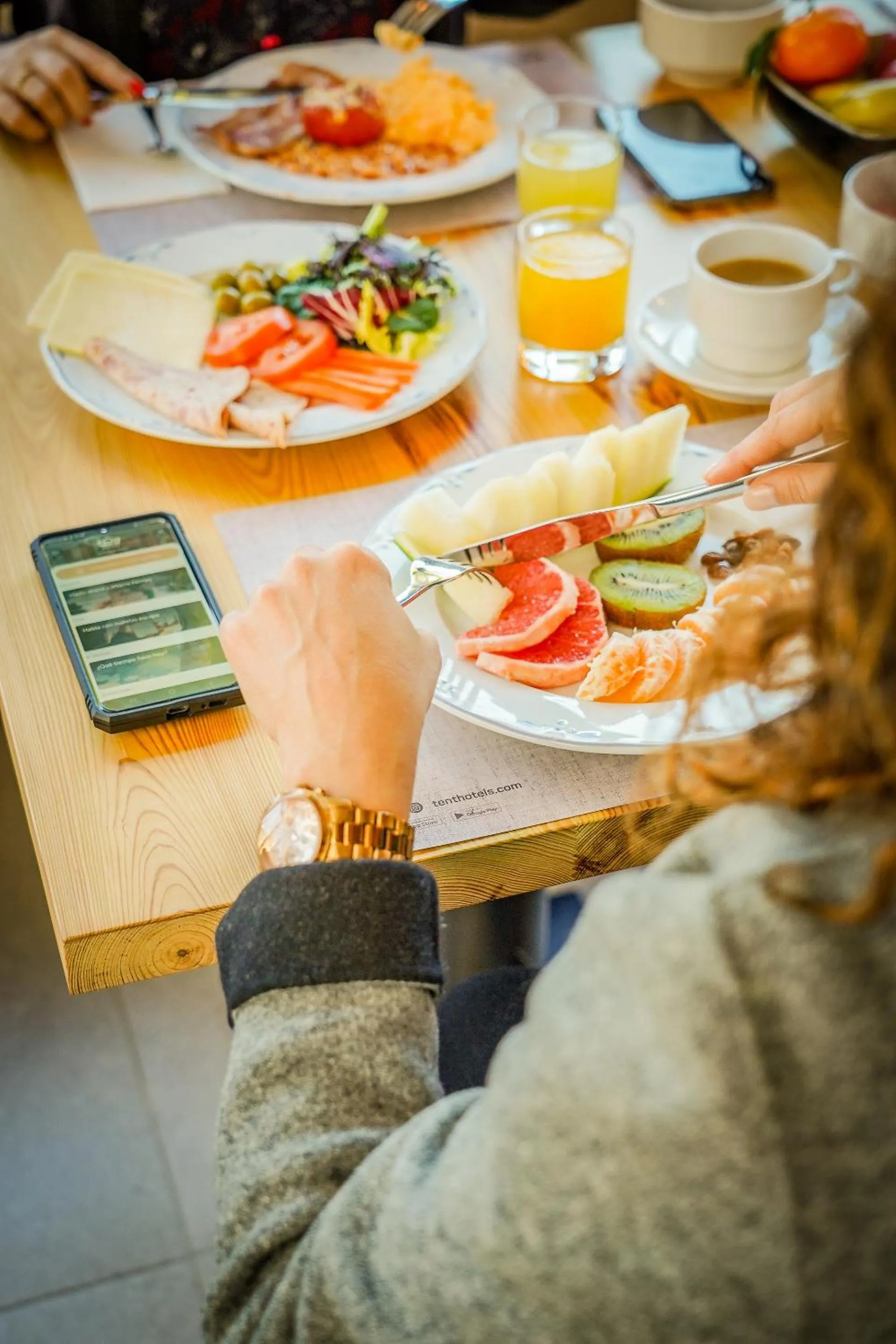 Breakfast in tent Lloret de Mar