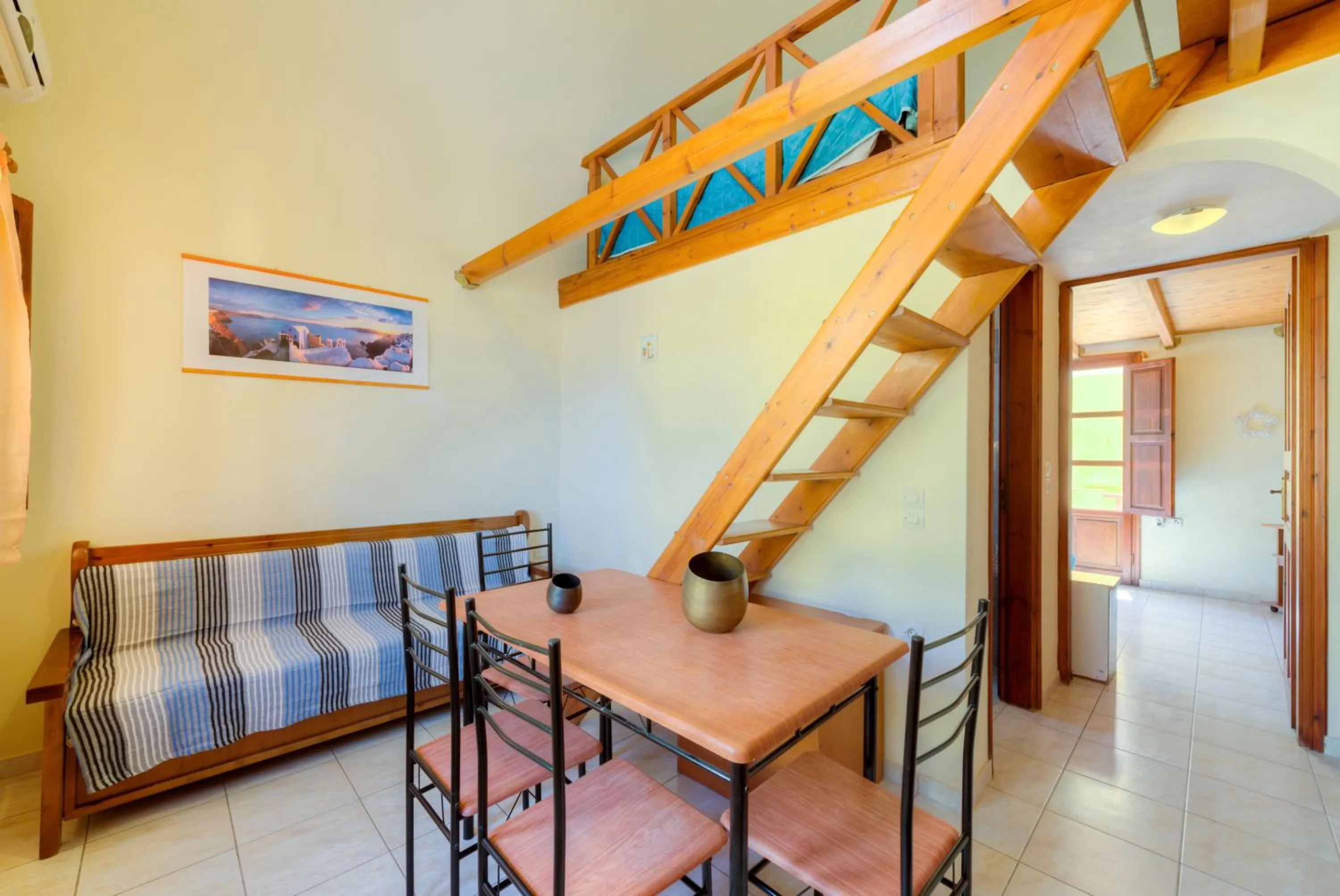 Dining area in Soulis Hotel