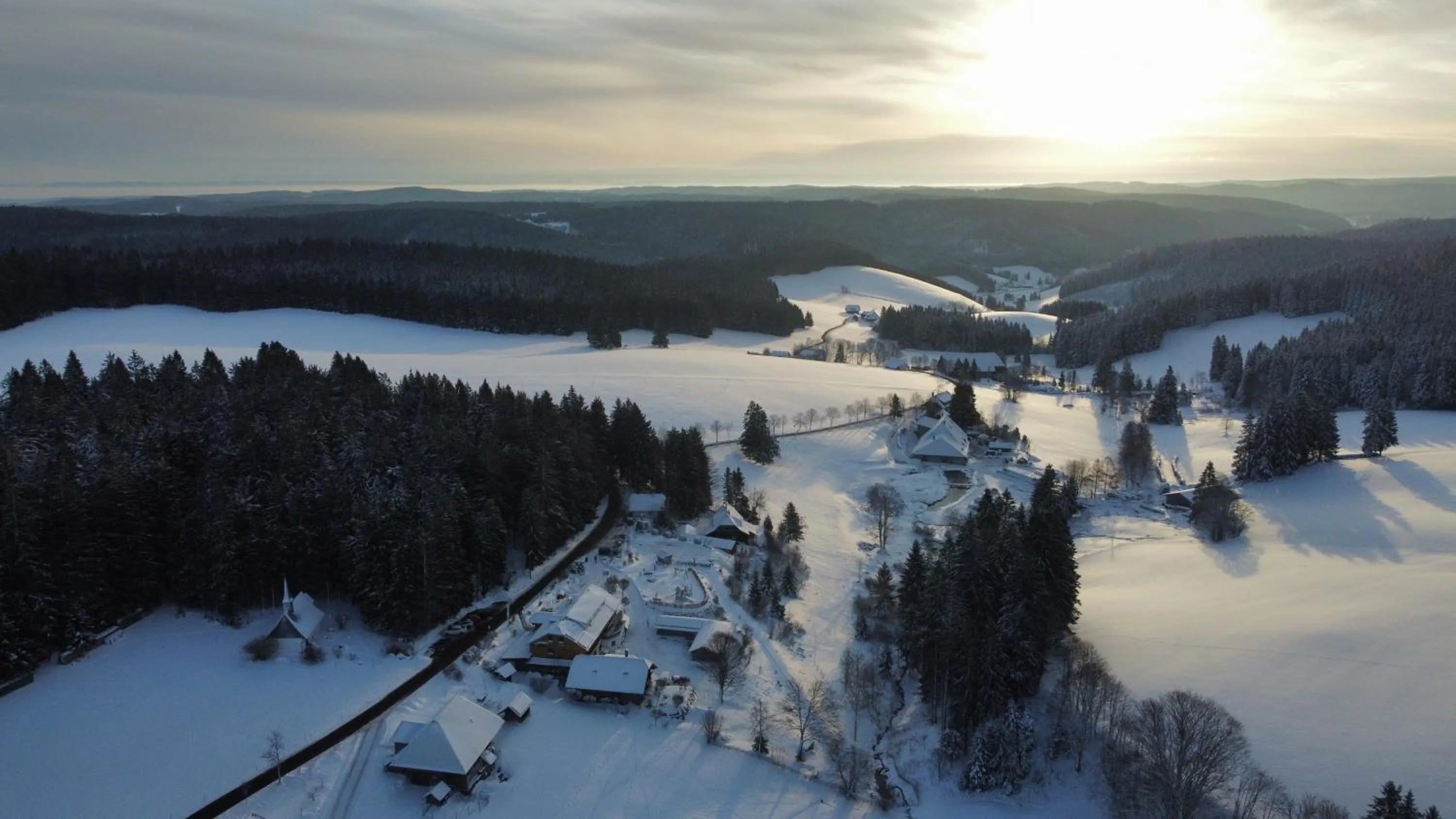 Property building in Höhengasthaus Kolmenhof an der Donauquelle