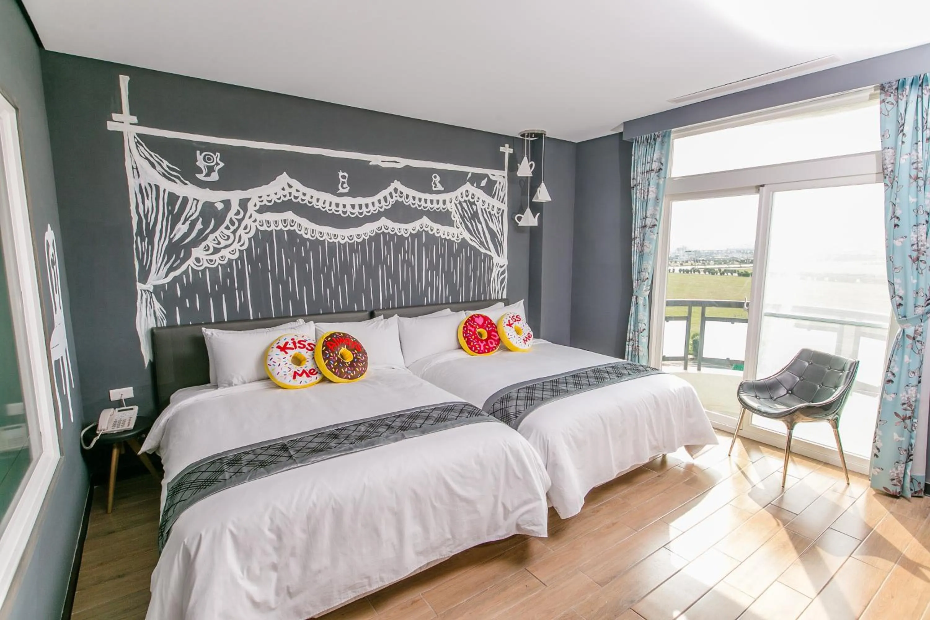 Bed in Jin Pin Hotel