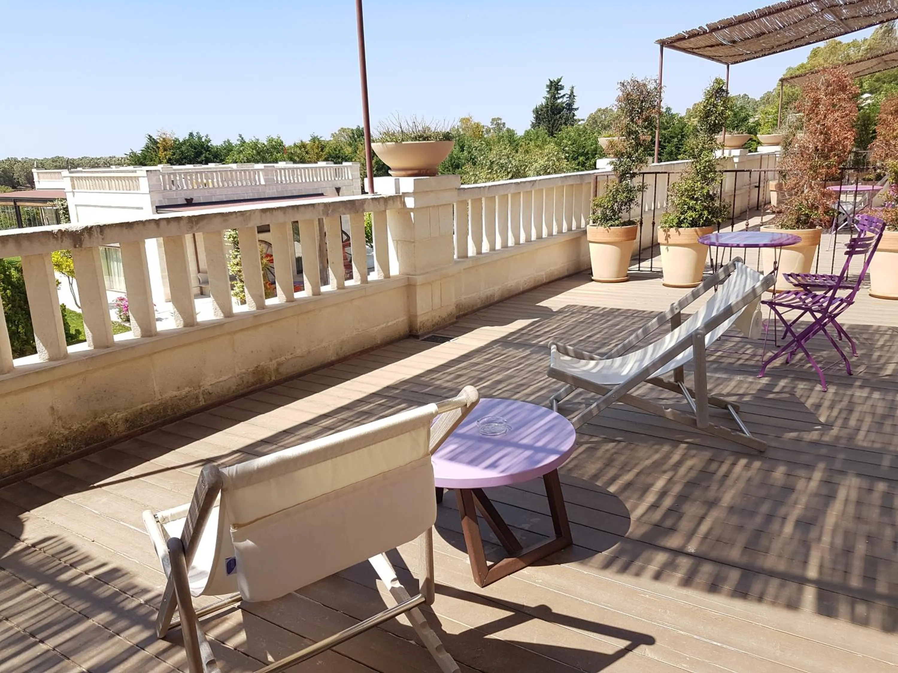Balcony/Terrace in Le Scuderie - Castello Monaci