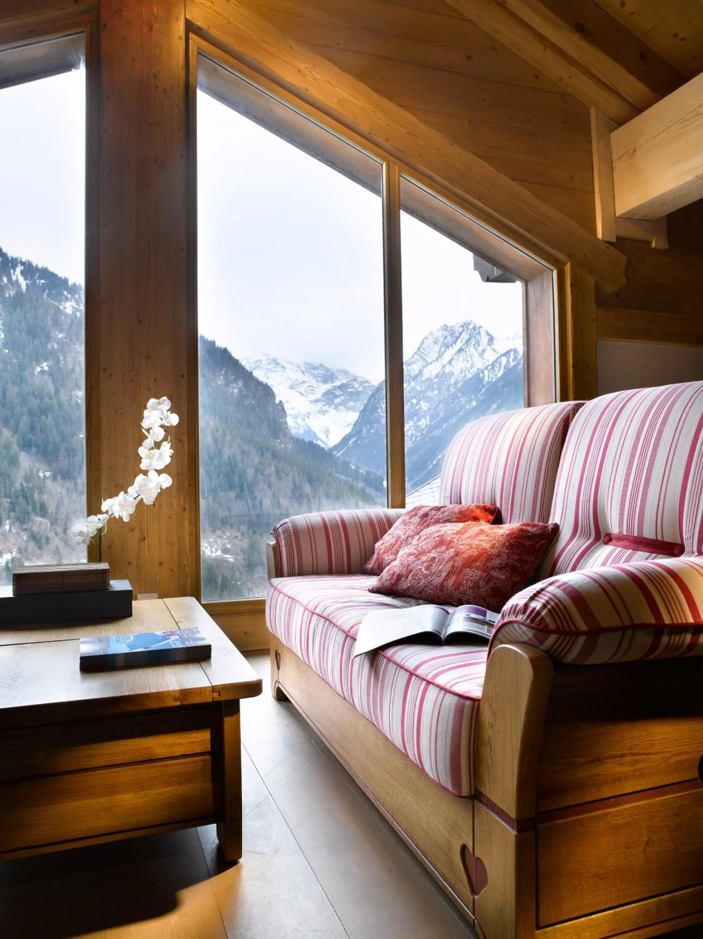 Lobby or reception in Résidence Les Alpages De Champagny