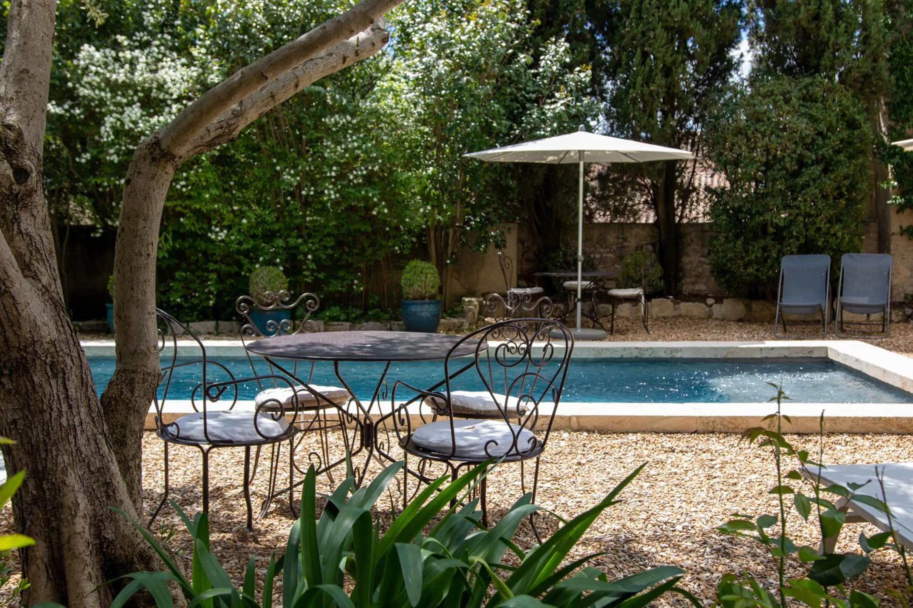 Swimming pool in Le Jardin de Mazan