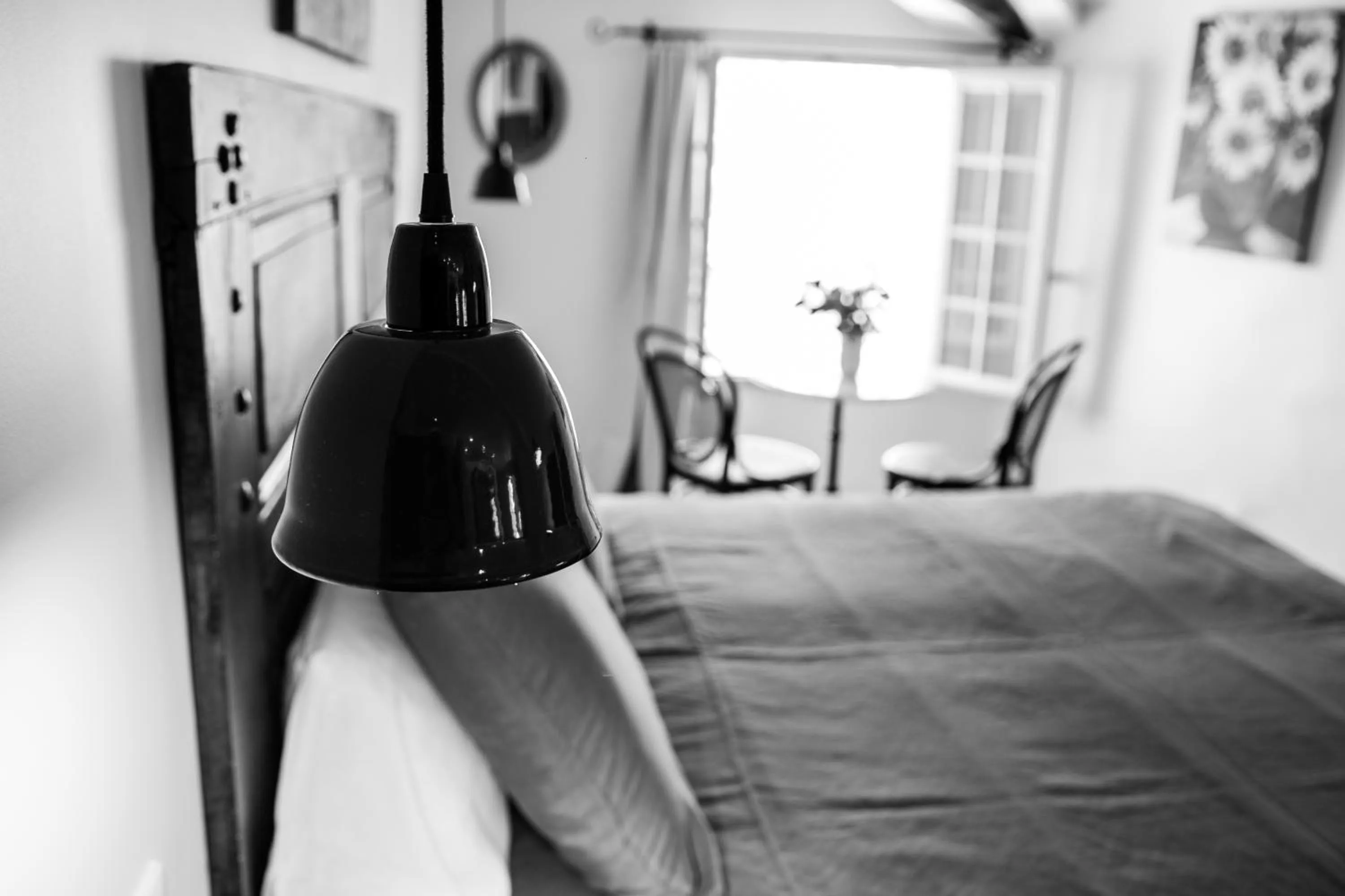 Decorative detail, Bed in Le Jardin de Mazan