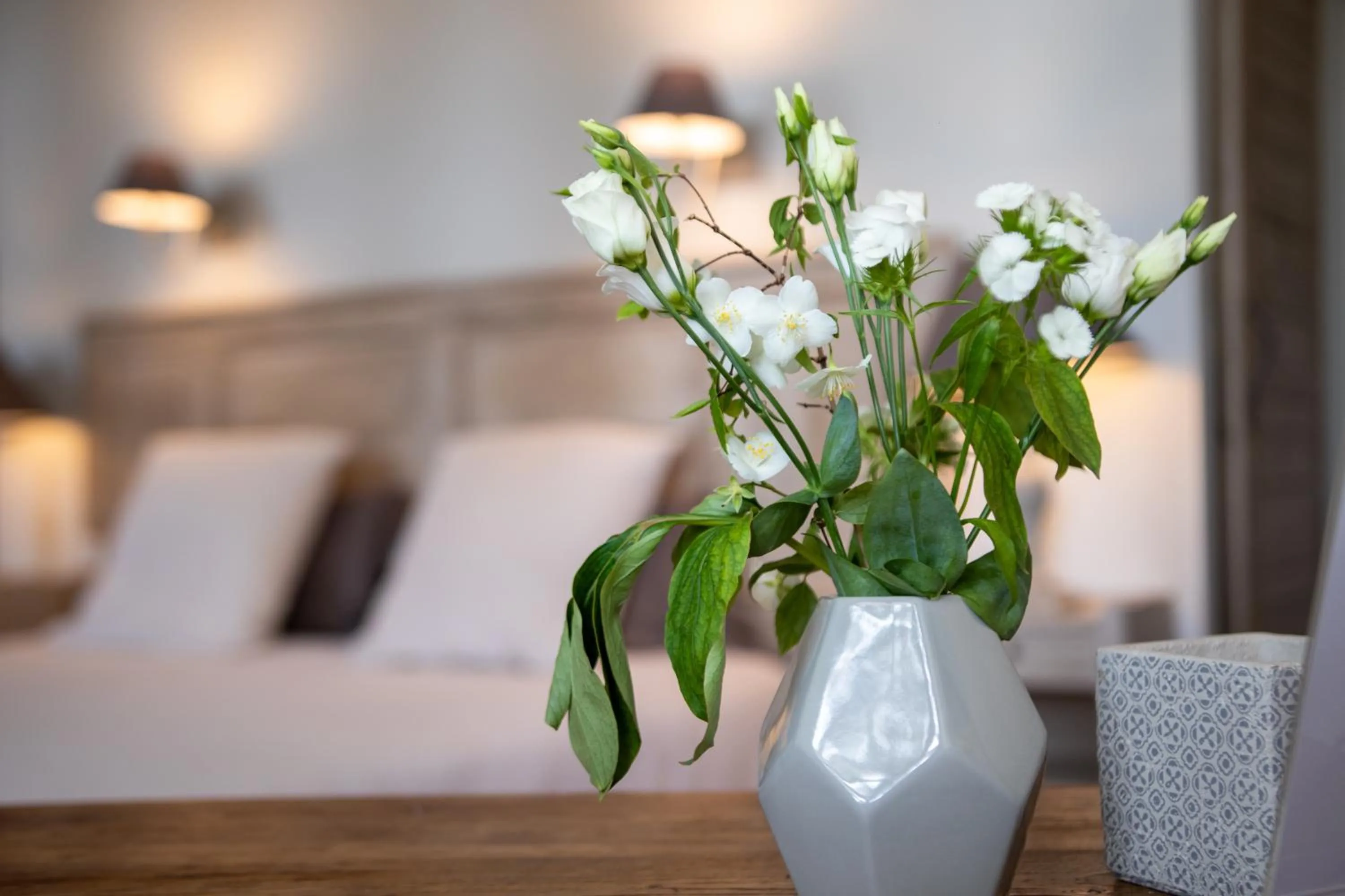 Decorative detail, Bed in Le Jardin de Mazan