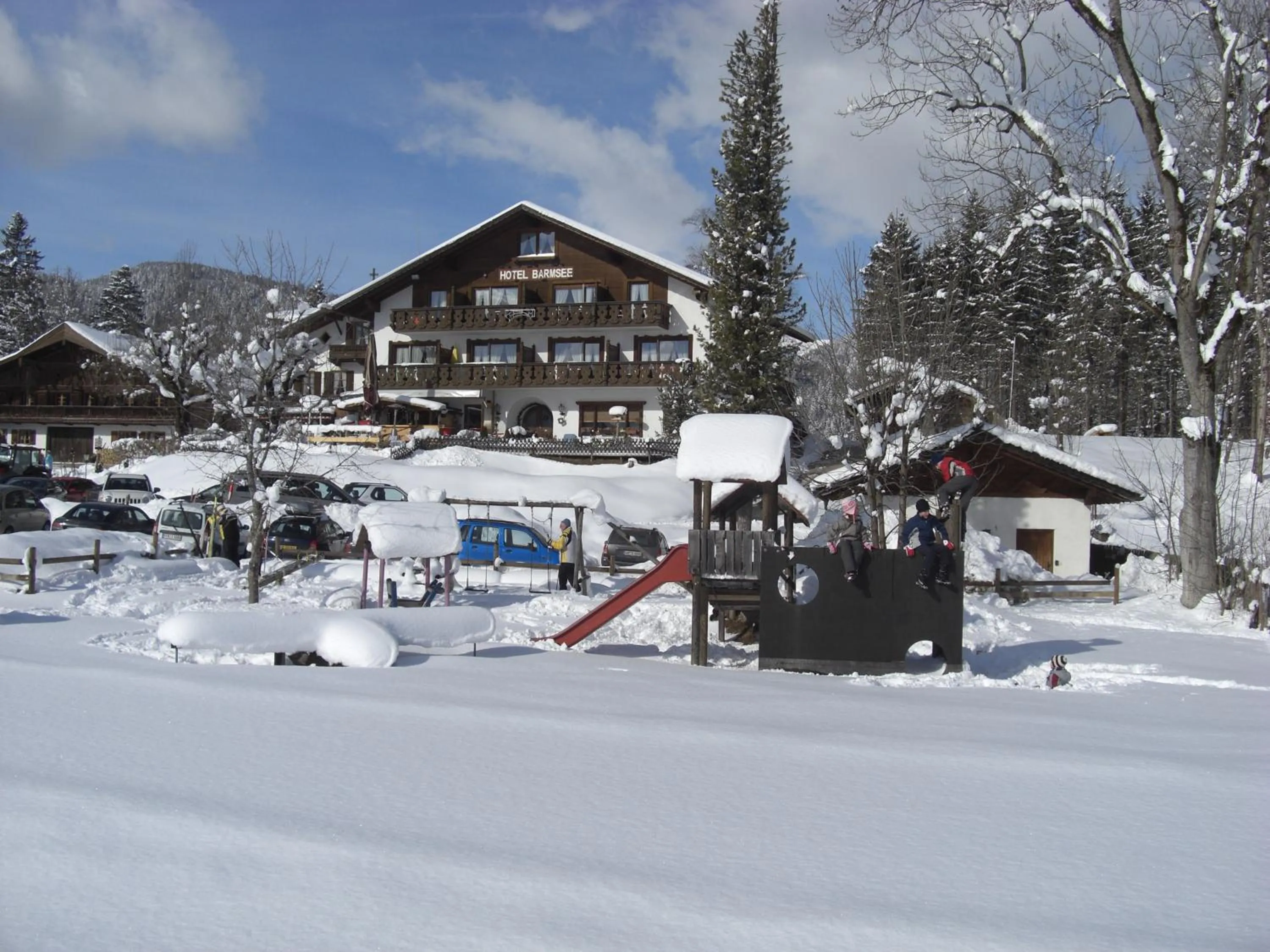 Facade/entrance in Ferienhotel Barmsee