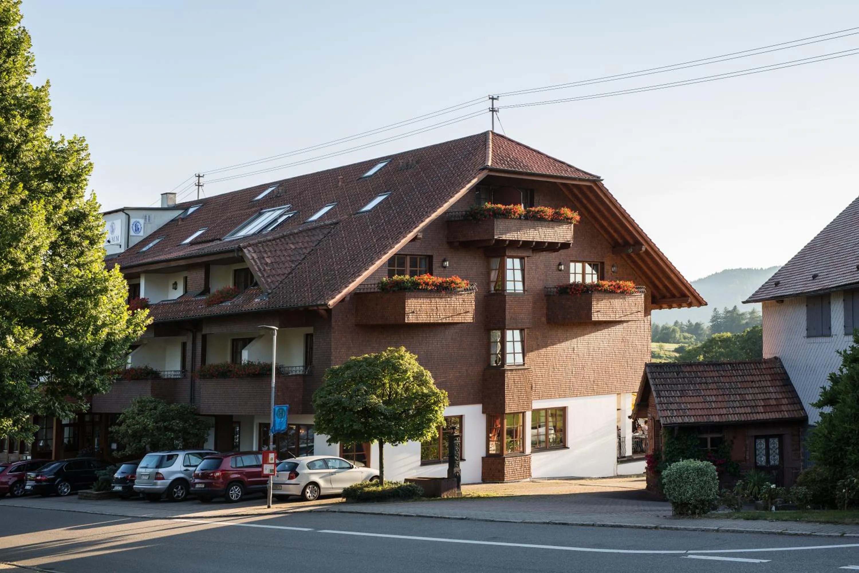 Property building in Hotel Restaurant Vinothek LAMM