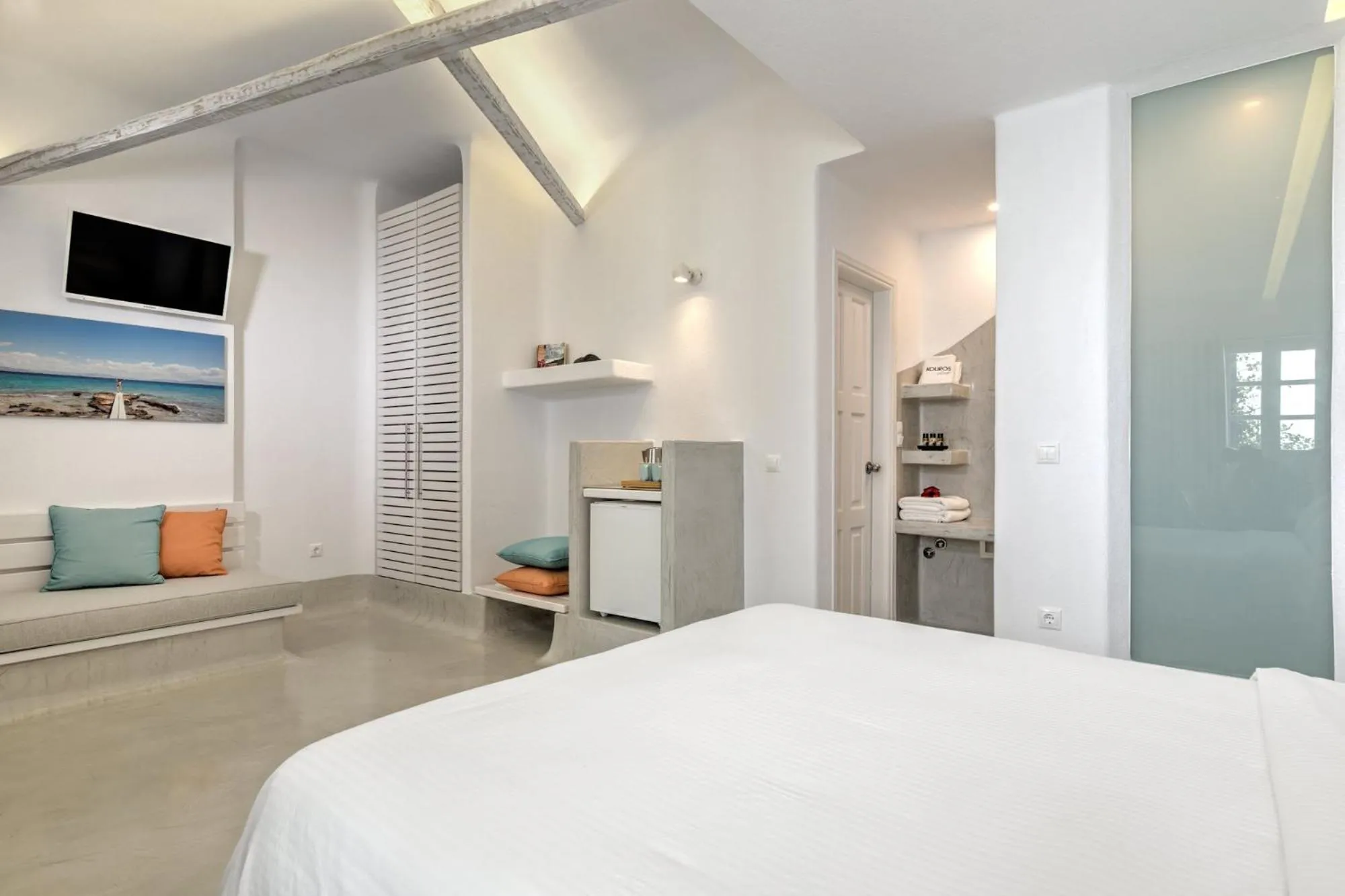 Bed in Kouros Village Hotel - Adults Only