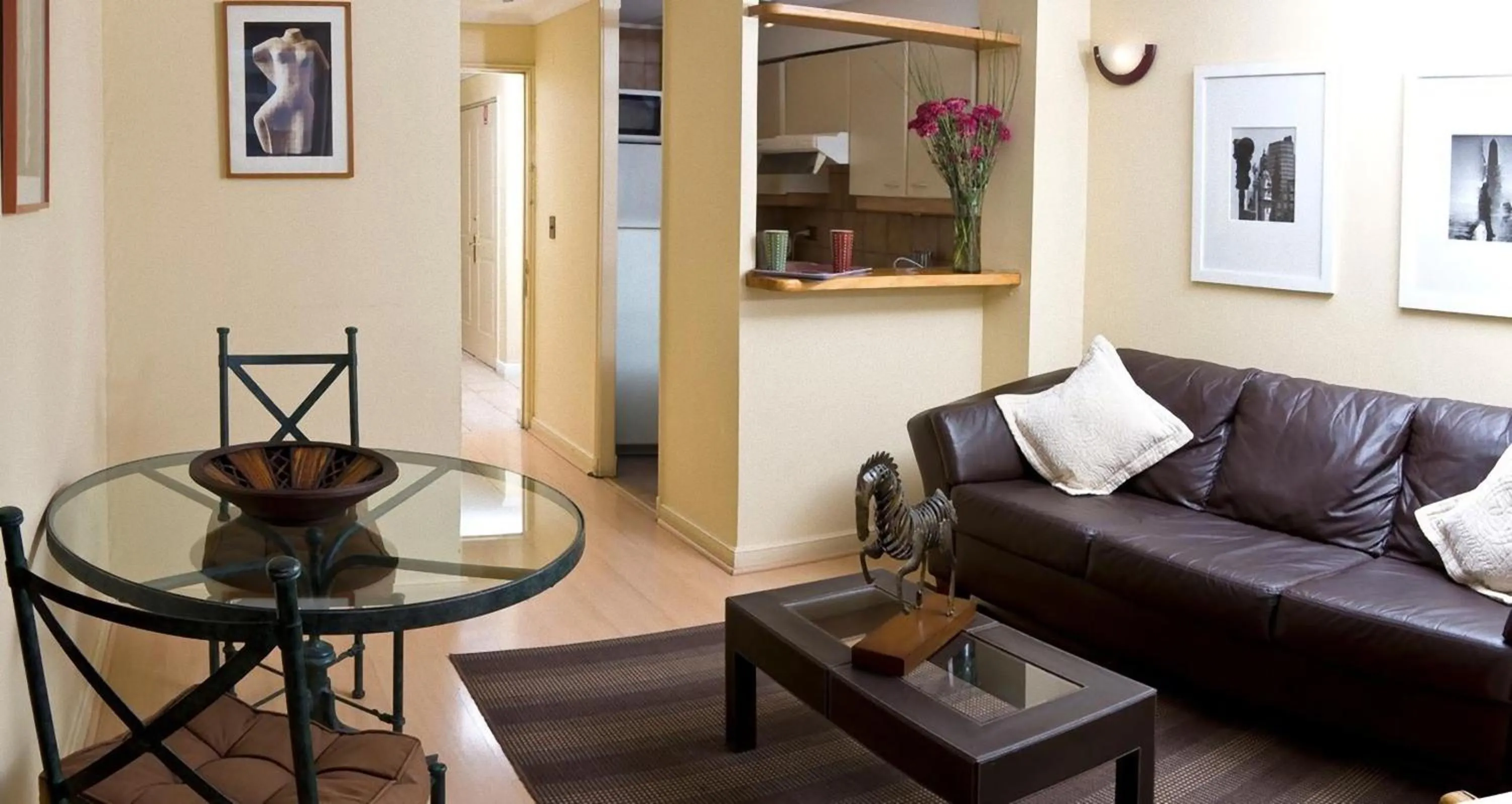 Living room in Santa Magdalena Apartments