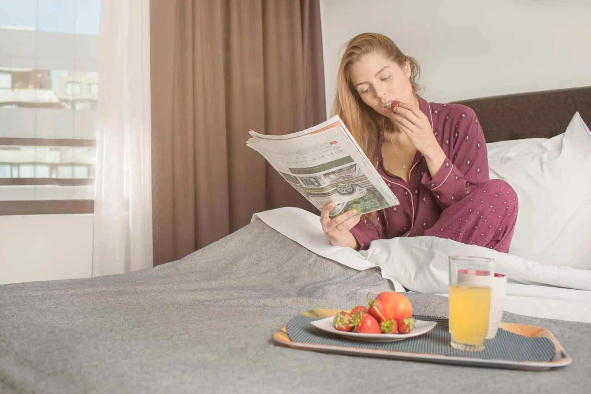 Bed in Santa Magdalena Apartments