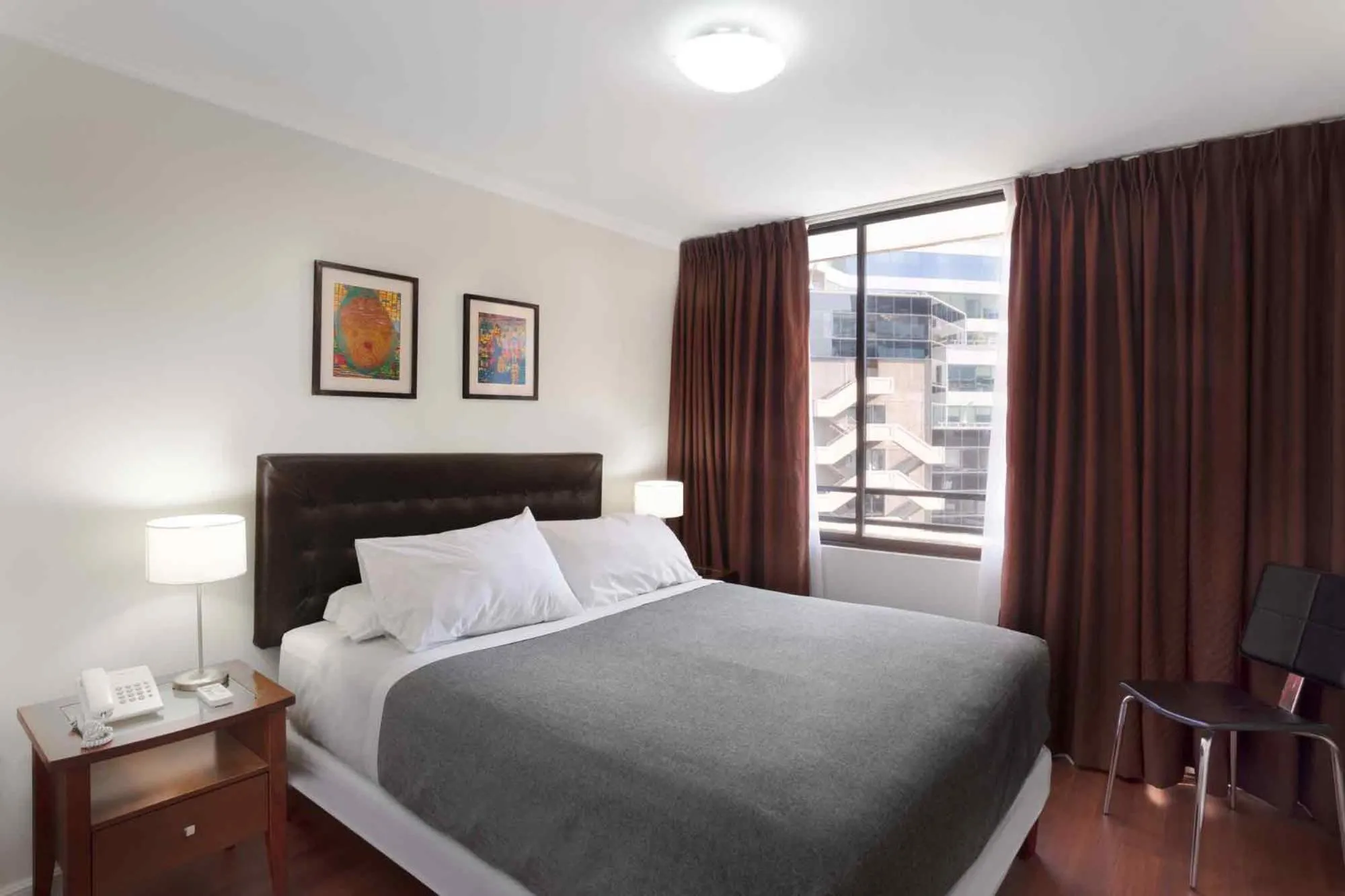 Bed in Santa Magdalena Apartments