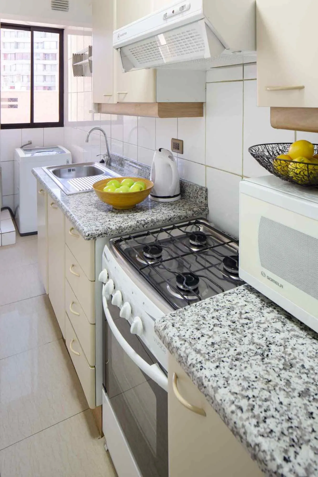 Kitchen or kitchenette in Santa Magdalena Apartments