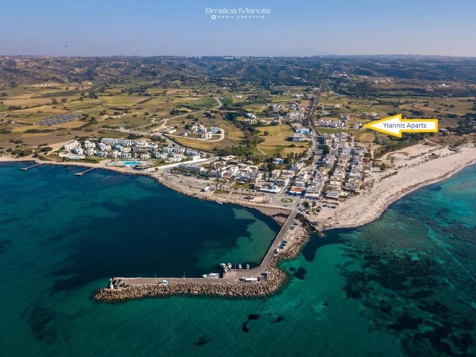 Bird's eye view in Yiannis Apartments