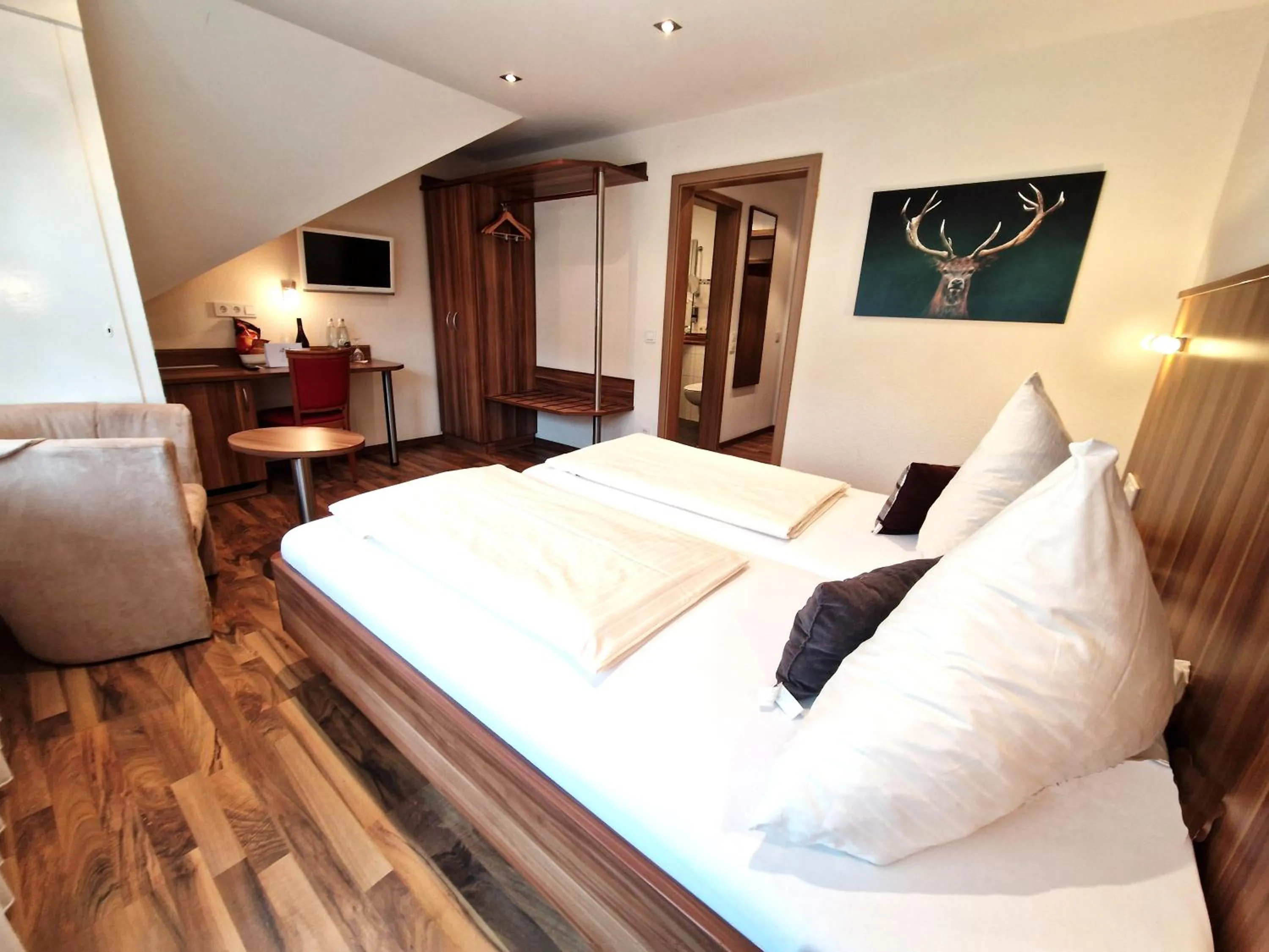 Bed in Landgasthof Rebstock