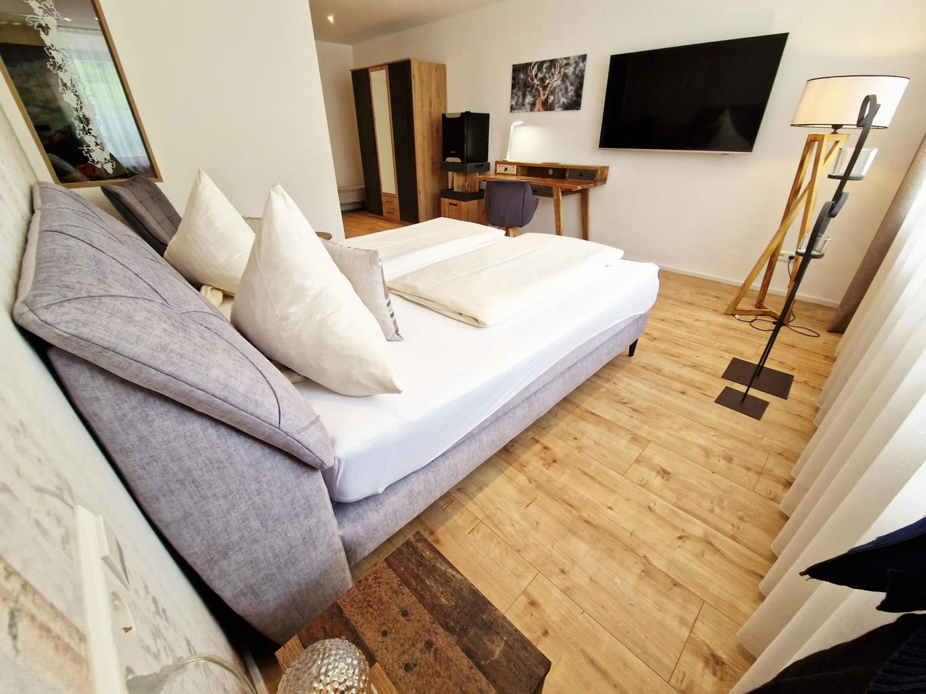 Bed in Landgasthof Rebstock