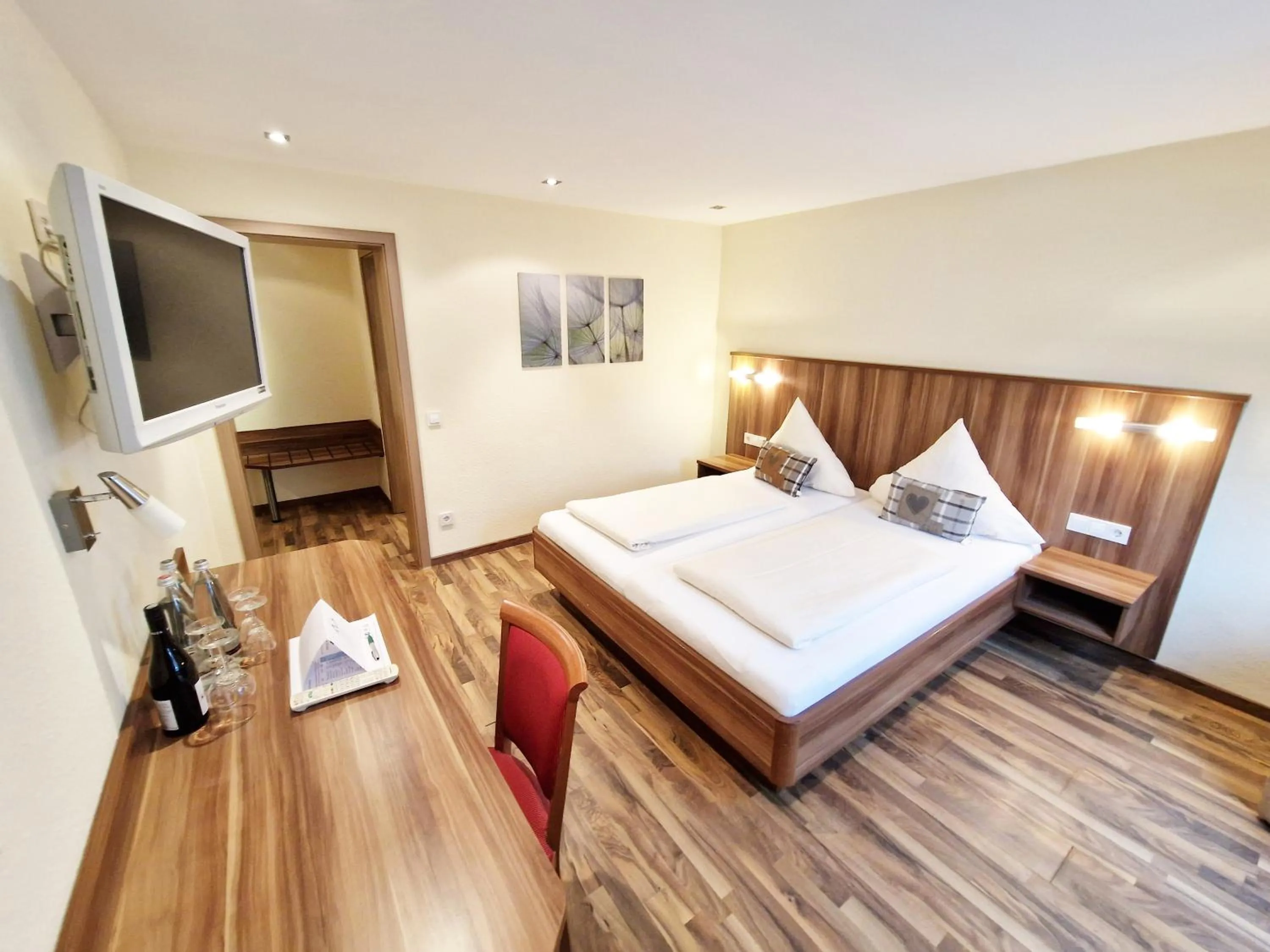 Bed in Landgasthof Rebstock