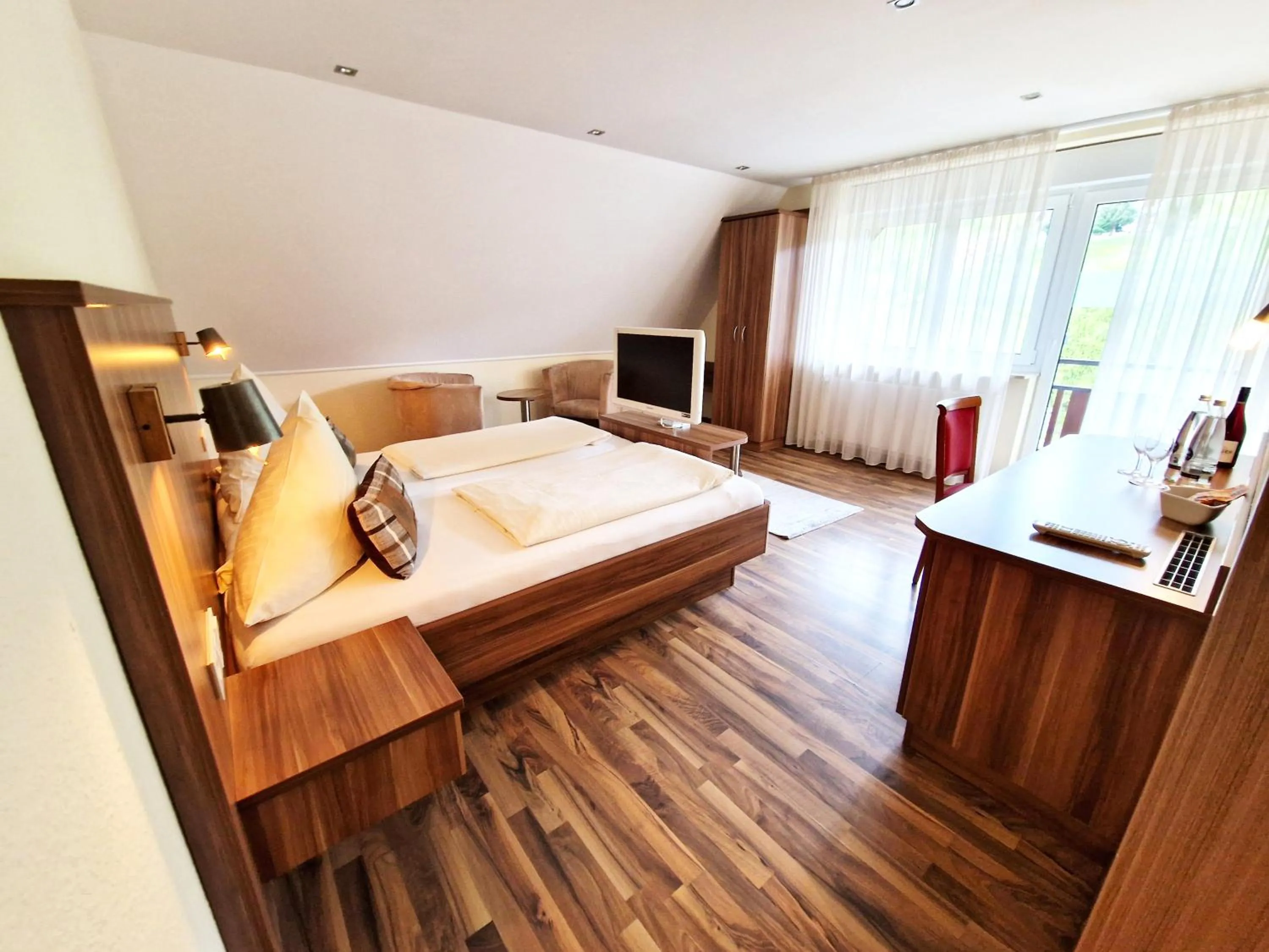 Bed in Landgasthof Rebstock